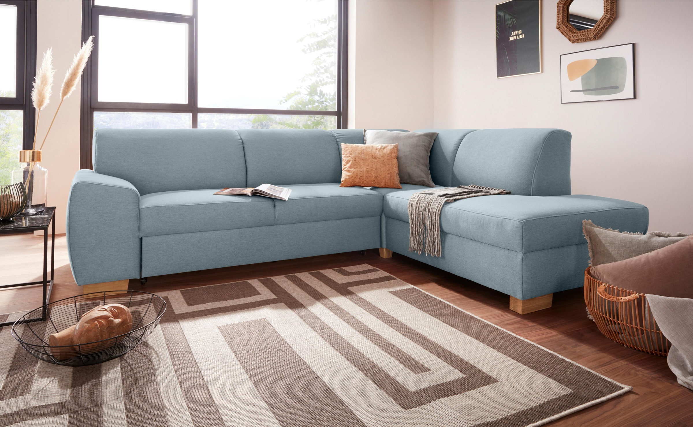 DOMO collection Ecksofa "Incanto kubische Formensprache, komfortabel, L-For günstig online kaufen