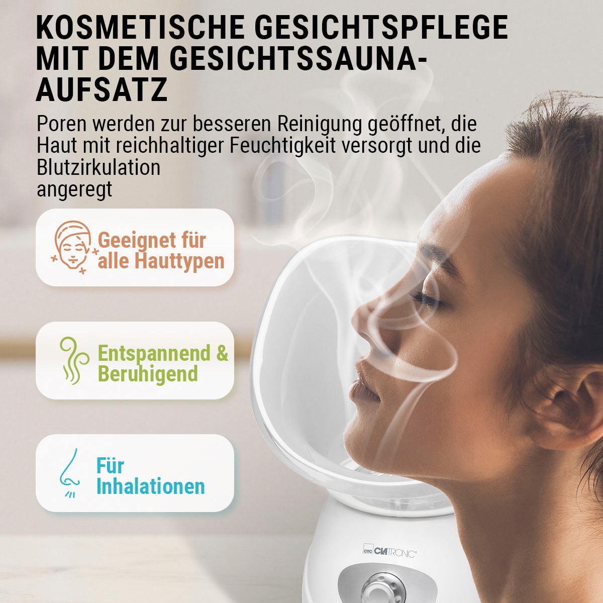 CLATRONIC Gesichtssauna »GS 3656«