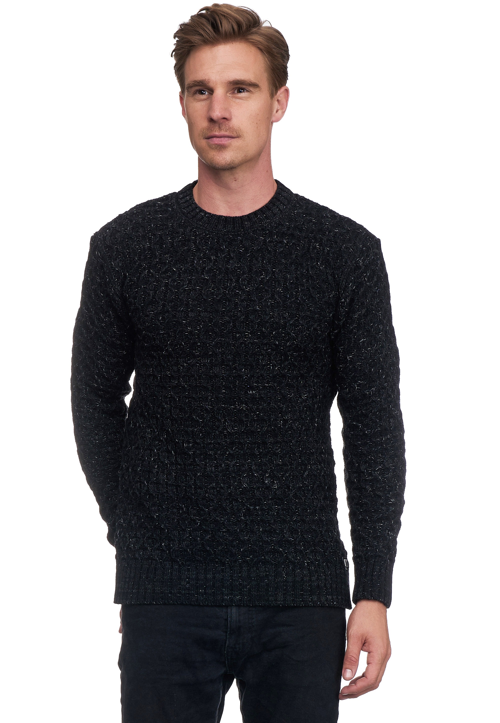 Rusty Neal Strickpullover, mit elegantem Rundhalsausschnitt