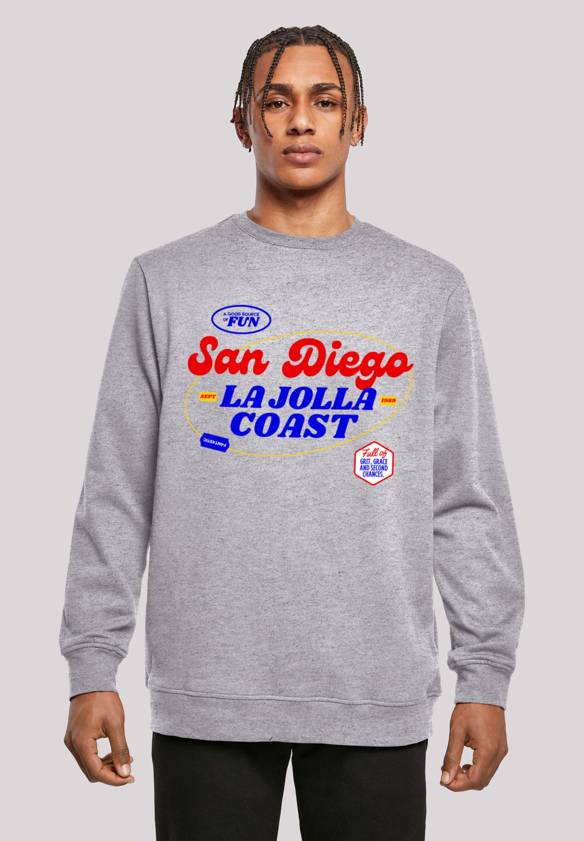 F4NT4STIC Kapuzenpullover »San Diego CREW«, Print