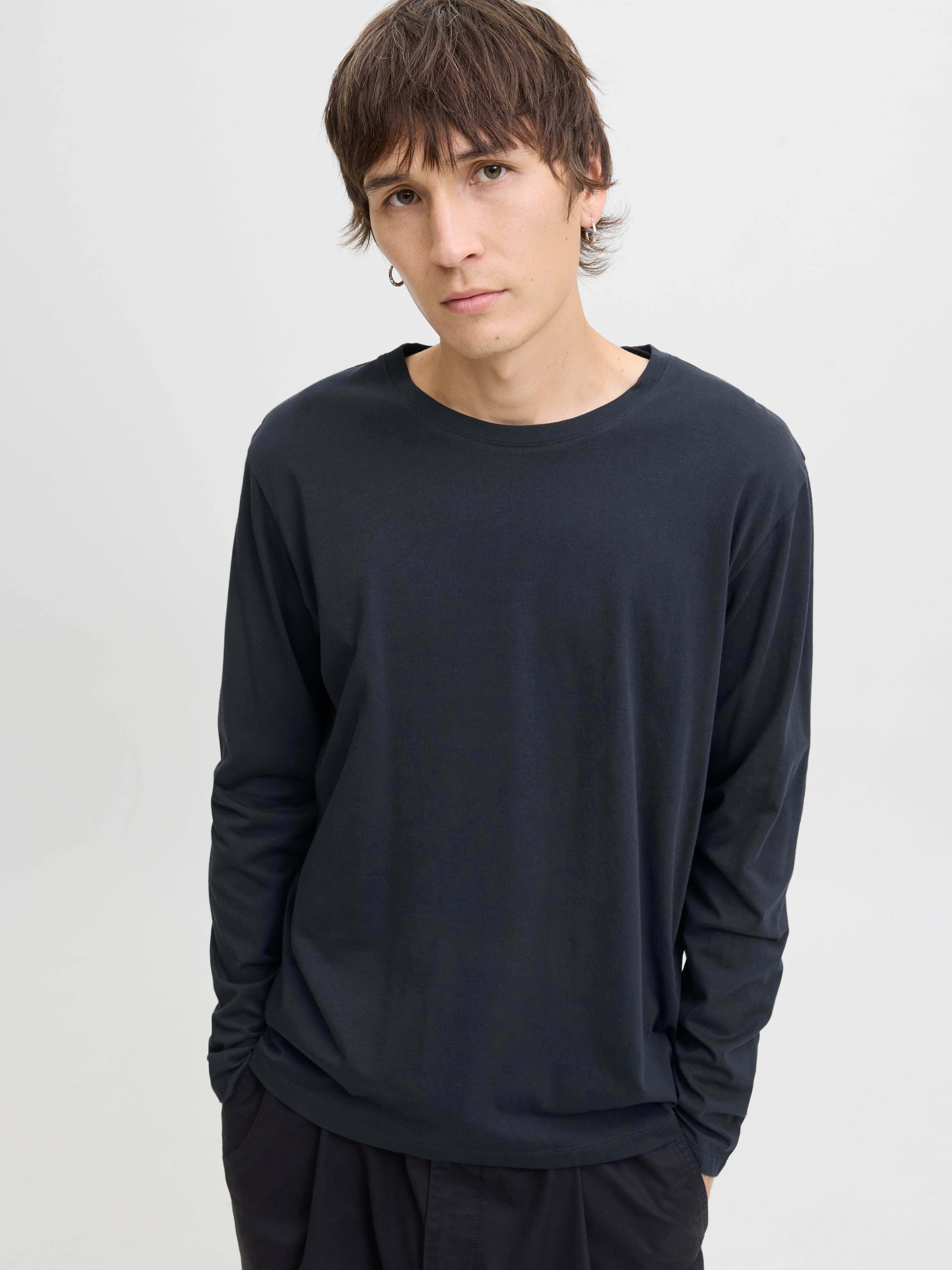 Jack & Jones Rundhalsshirt "JJEORGANIC BASIC TEE LS O-NECK NOOS" günstig online kaufen