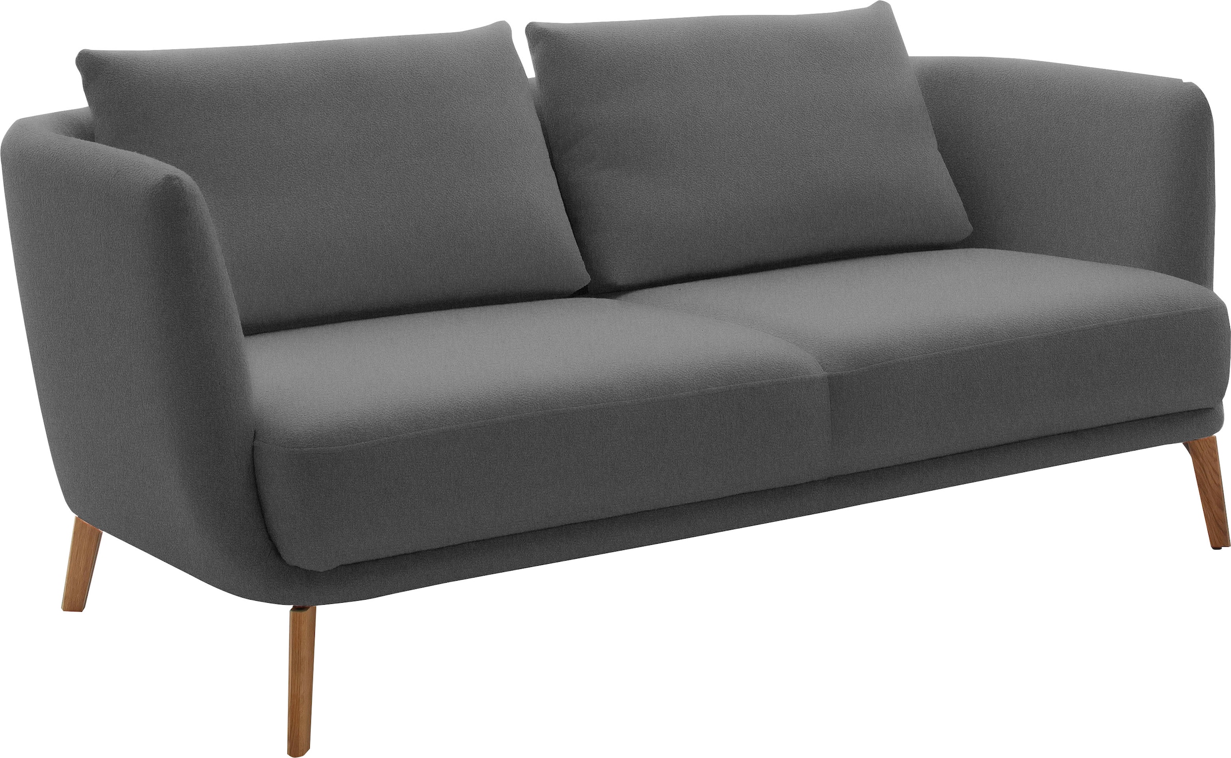 SCHÖNER WOHNEN-Kollektion 2,5-Sitzer »Pearl - 5 Jahre Hersteller-Garantie, auch in Bouclé«, Maße (B/H/T): 190/71/91 cm, Füße Massivholz
