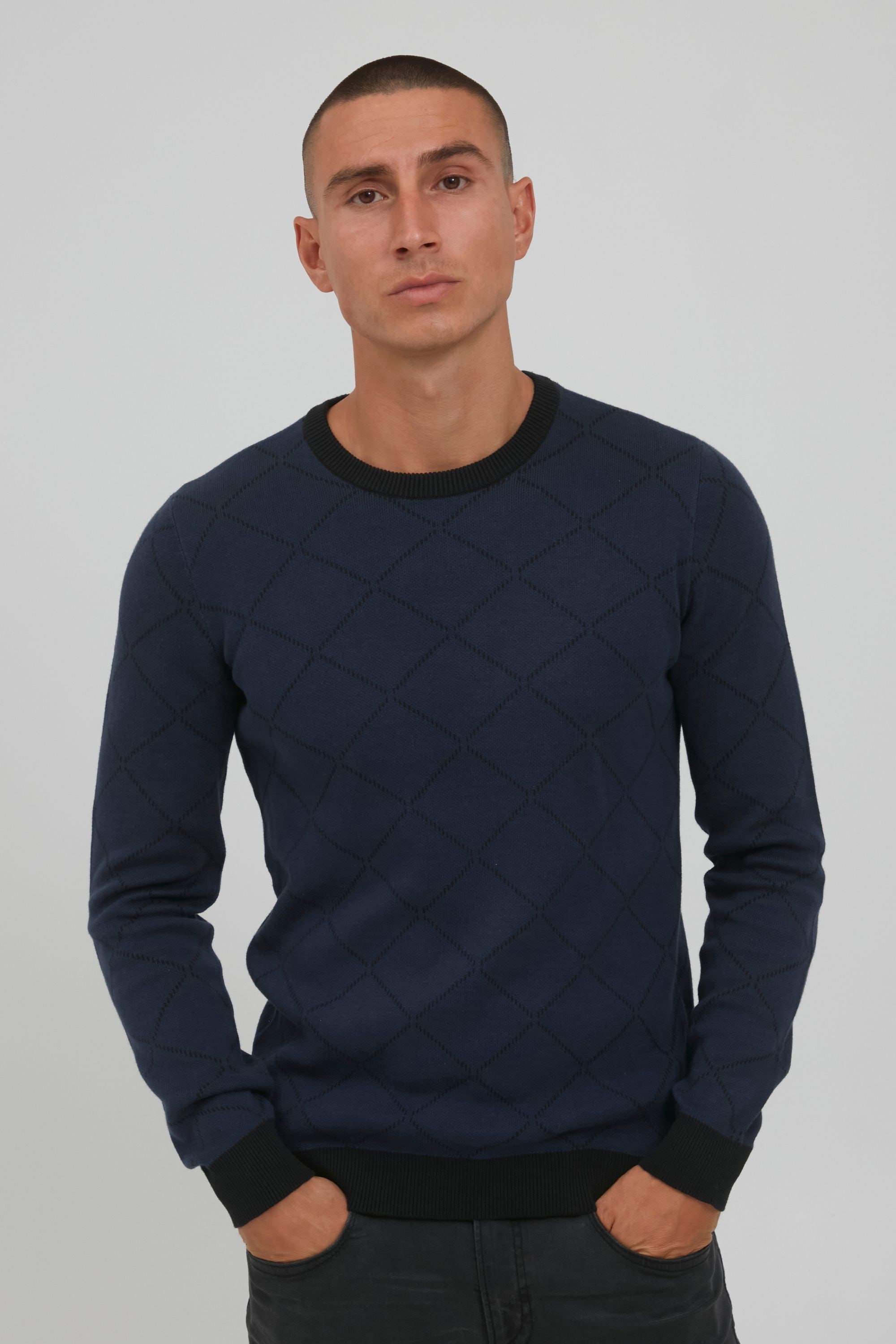Blend Rundhalspullover "BHNison" Feinstrick Pullover mit Rundhalsausschnitt günstig online kaufen