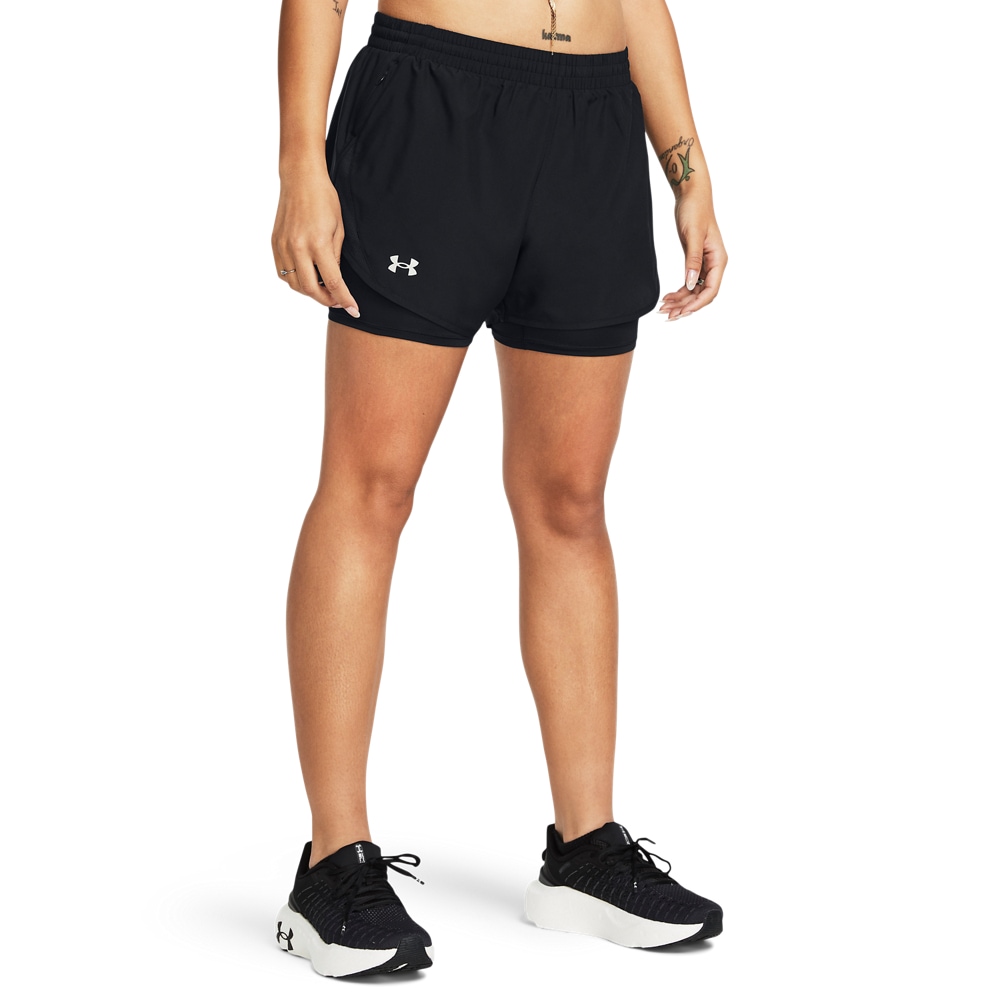 Under Armour 2-in-1-Shorts "FLY BY" 2-in-1-Design mit Innenslip