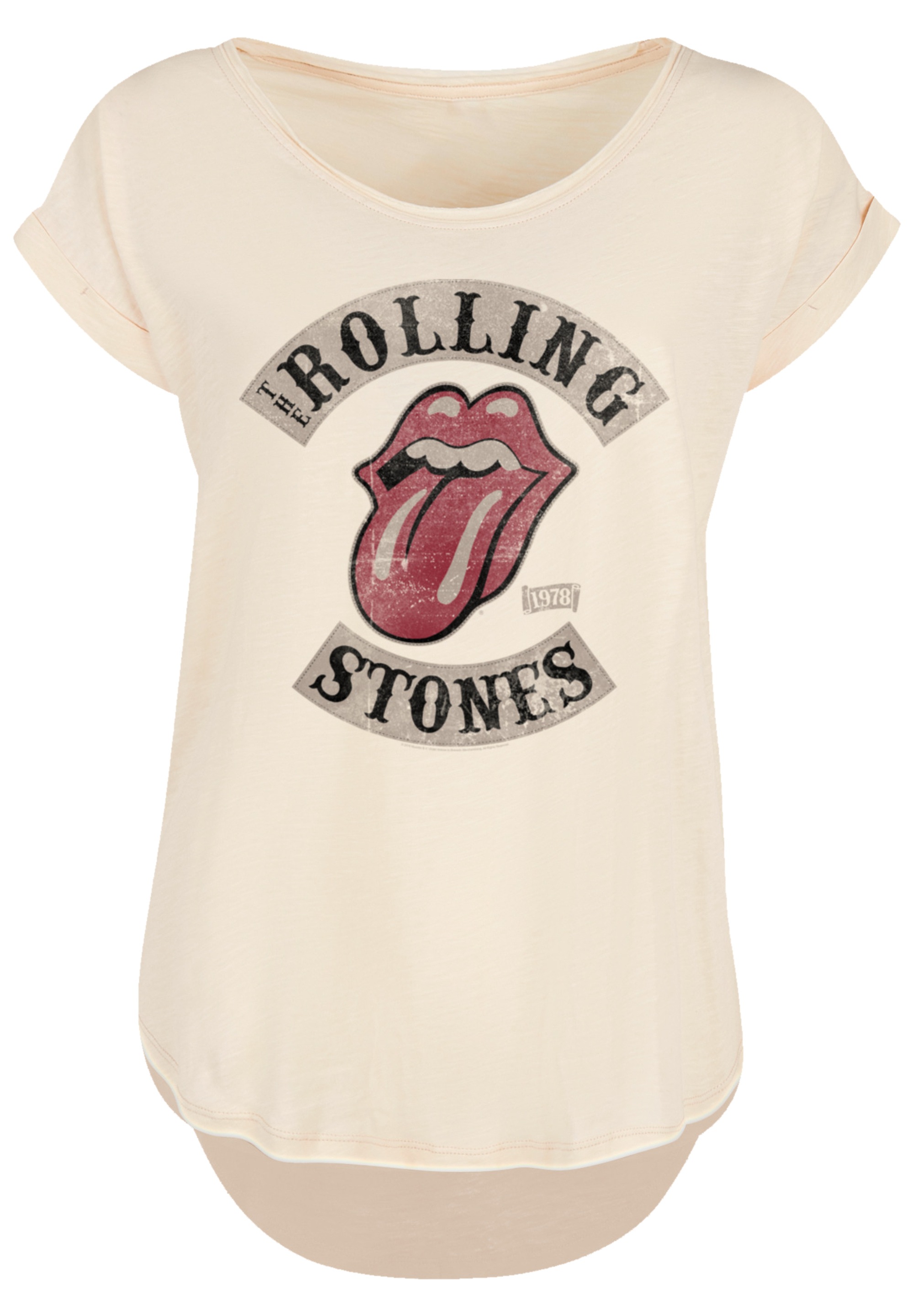 F4NT4STIC T-Shirt »The Rolling Stones Tour '78« Premium Qualität