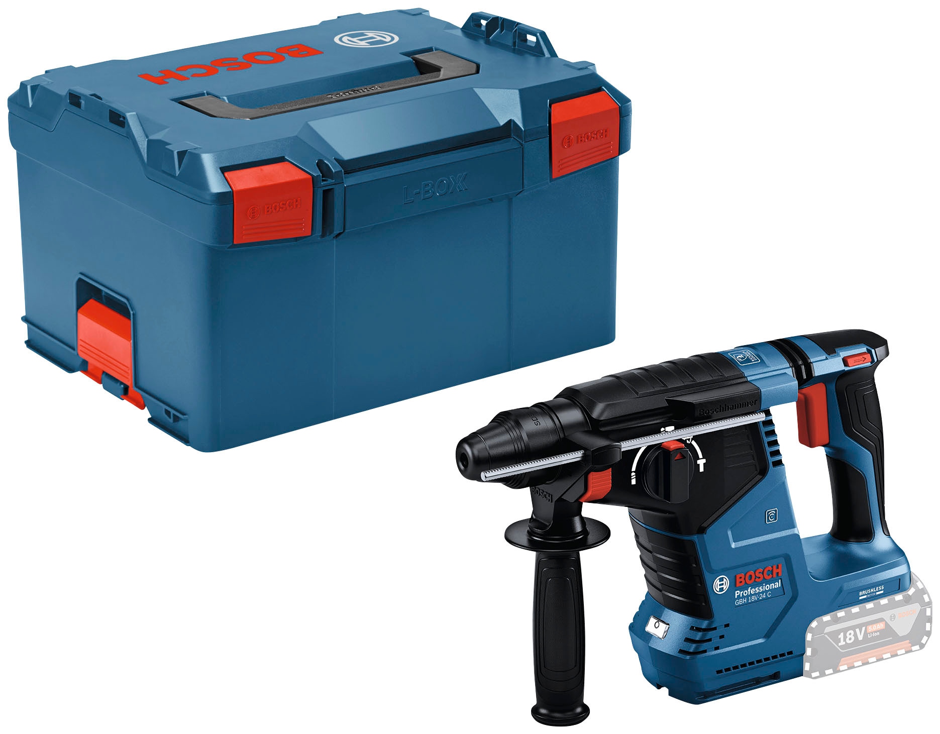 Bosch Professional Akku-Bohrhammer »GBH 18V-24 C« be Akku...