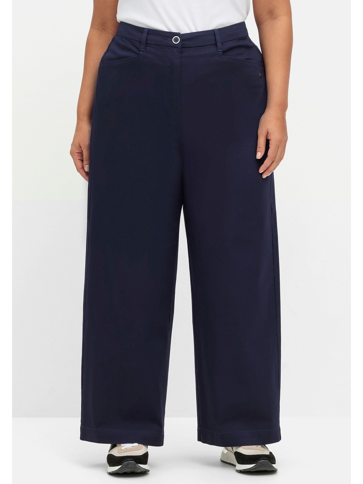 Sheego Stretch-Hose »Große Größen«, im Chino-Stil, aus leichtem Twill