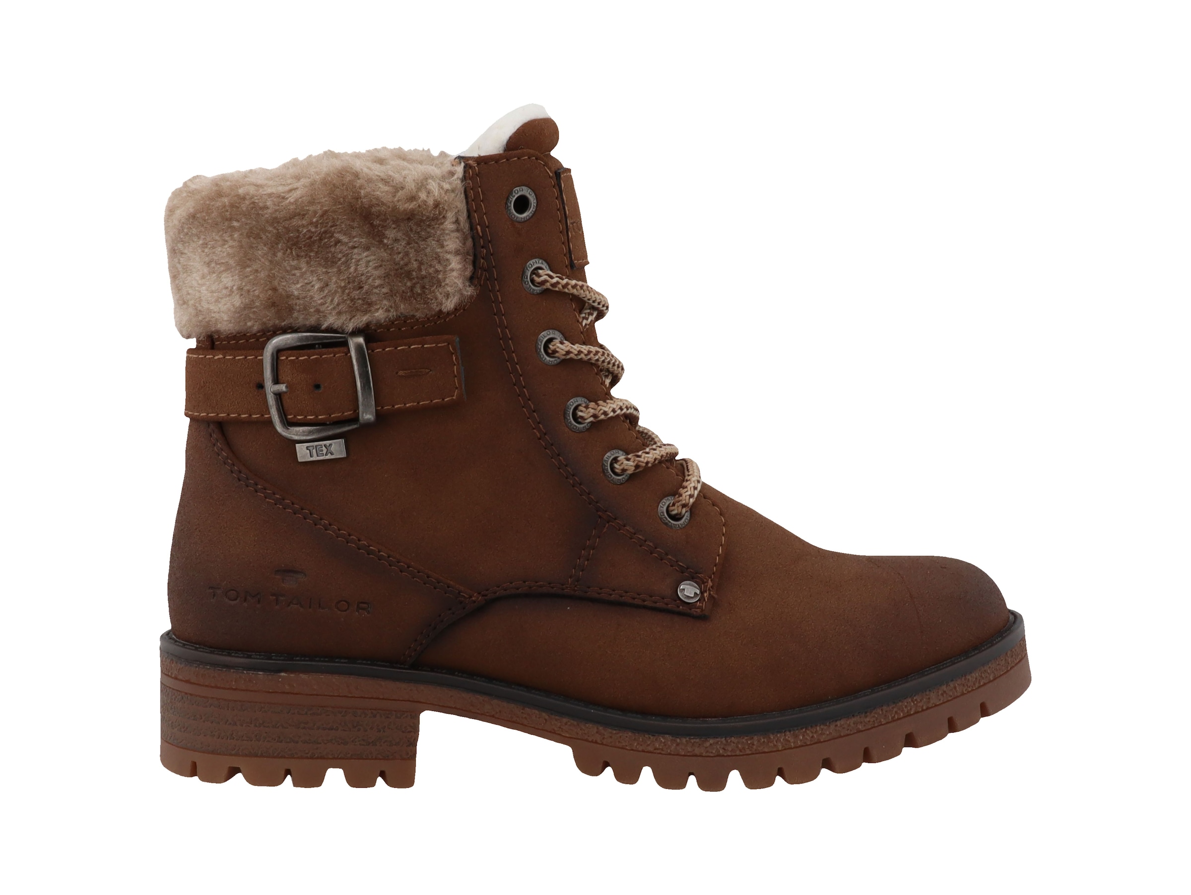 TOM TAILOR Winterboots  Workerboots, Hiking Boot mit Blockabsatz