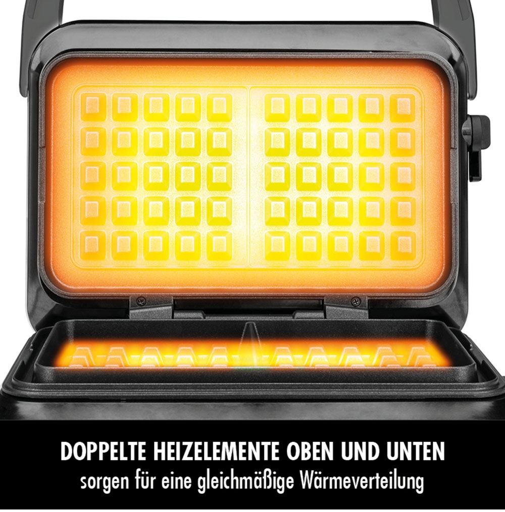 Thumbnail - Gastroback Waffeleisen "Waffeleisen Advanced Control 42449 BLACK EDITION" 1600 W