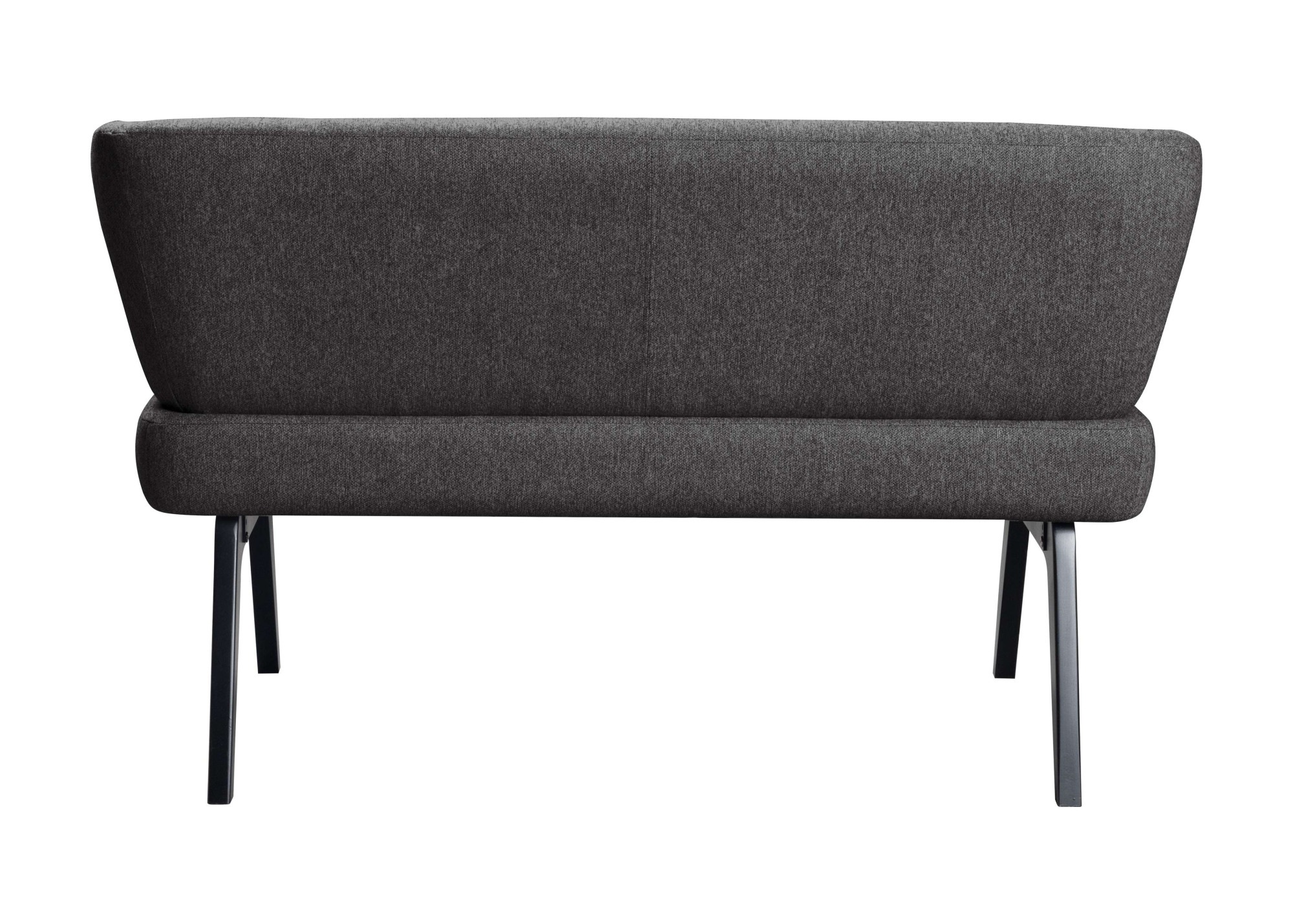 Bank OTTO HOME "Aretha Küchenbank, Polsterbank, Esszimmerbank, Breite 140 cm", schwarz (jet schwarz, schwarz), B:140cm H:86cm T:68cm, Holzwerkstoff, Massivholz, Polyester, Polyurethan, Sitzbänke, Moderne Bank in tollen Farben, Nosagfederung, anzahl Sitzpl 2