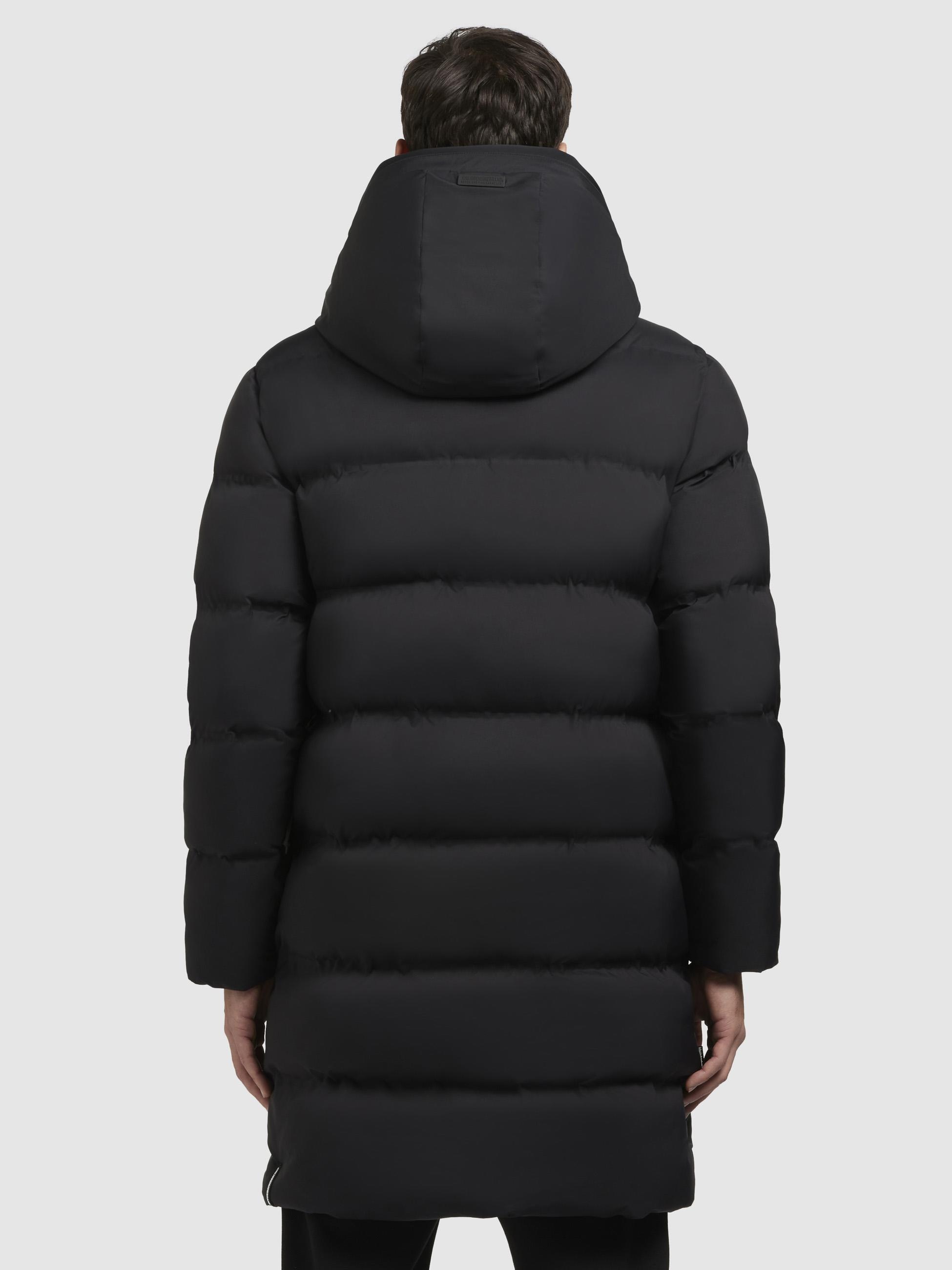 khujo Steppmantel »Caius2-YM«, Stylischer Herren Wintermantel mit Kapuze