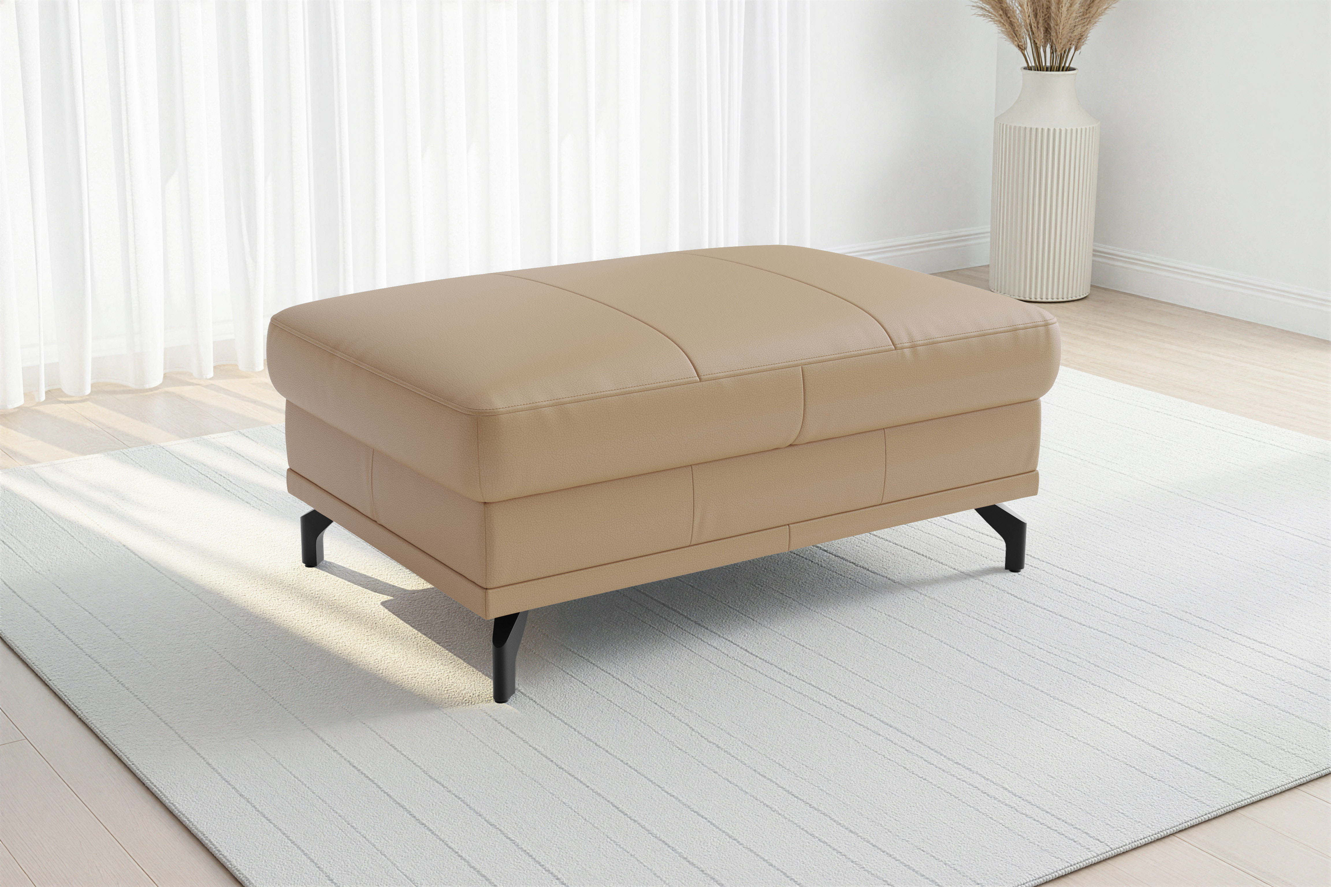 sit&more Polsterhocker "Chelsea, B: 103 cm, Leder" mit praktischem Stauraum, besonders langlebig