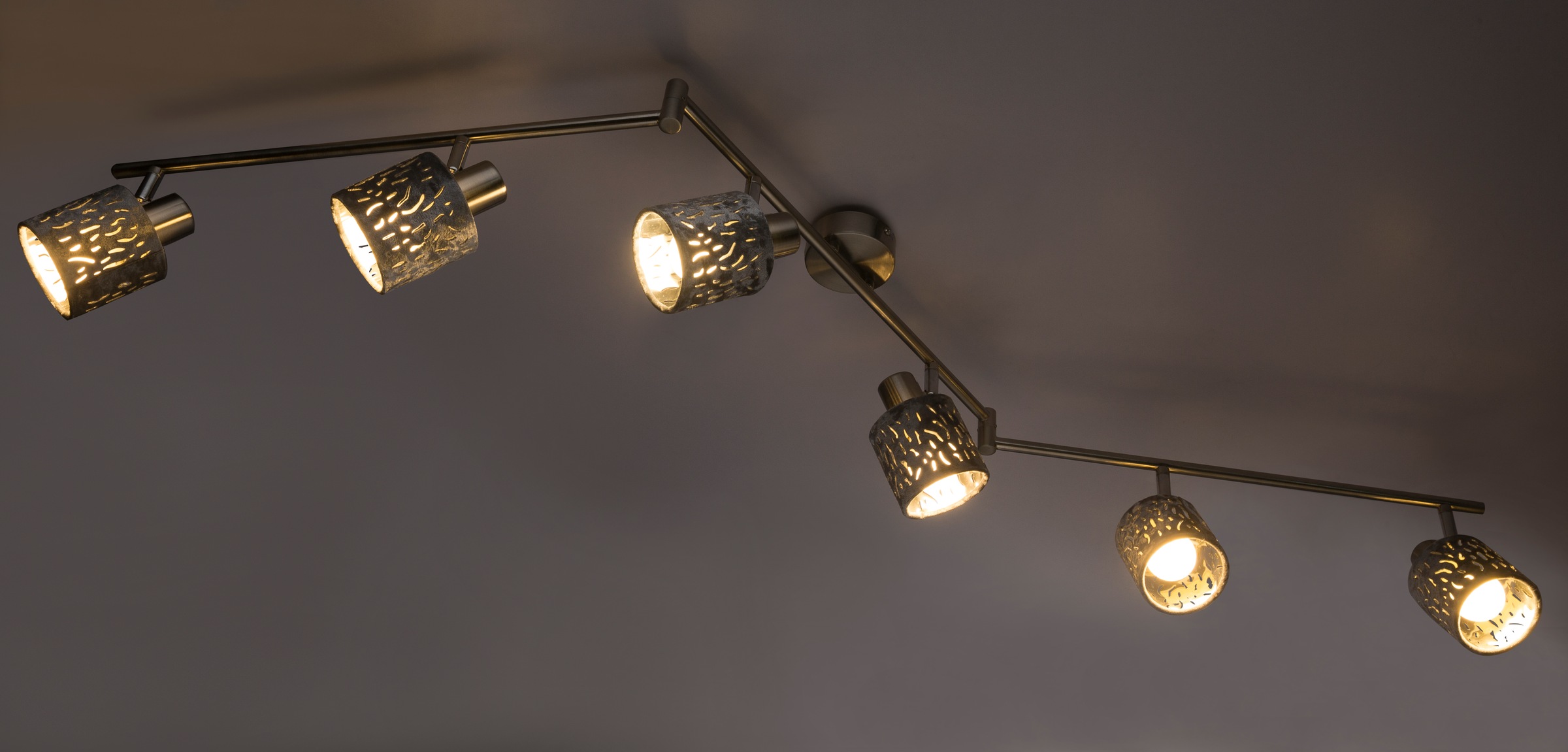 GLOBO LIGHTING Deckenstrahler »ALYS« E14 1 Stk. Spot Deckenspot Flur Schlafzimmer Wohnzimmer