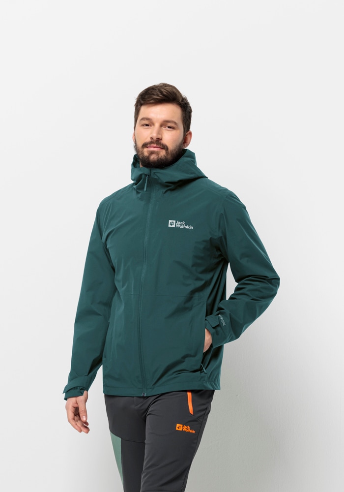 Jack Wolfskin Funktionsjacke "ROBURY 2L JKT M", mit Kapuze