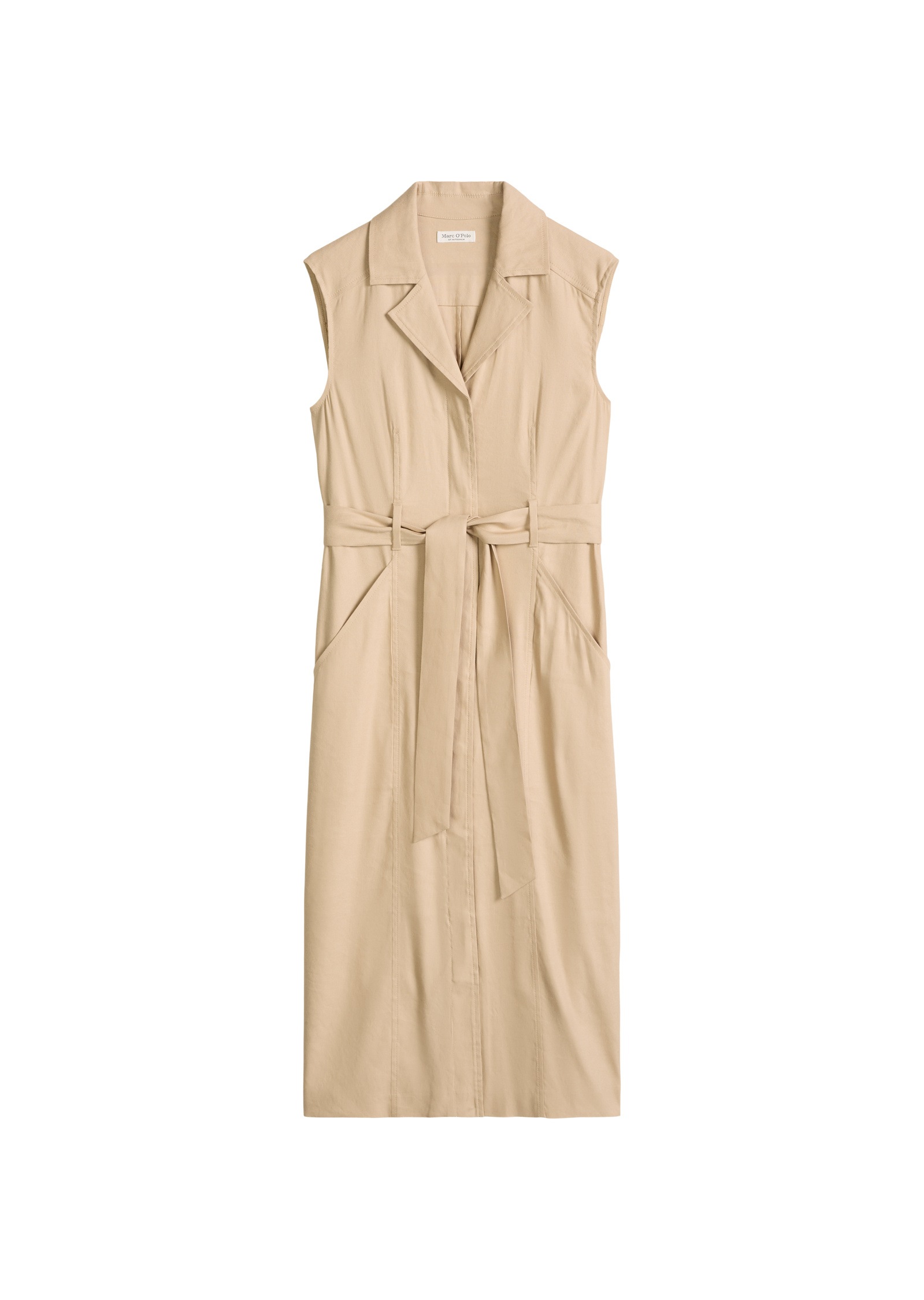 Marc O'Polo Midikleid »aus Viskose-Leinen-Stretch«