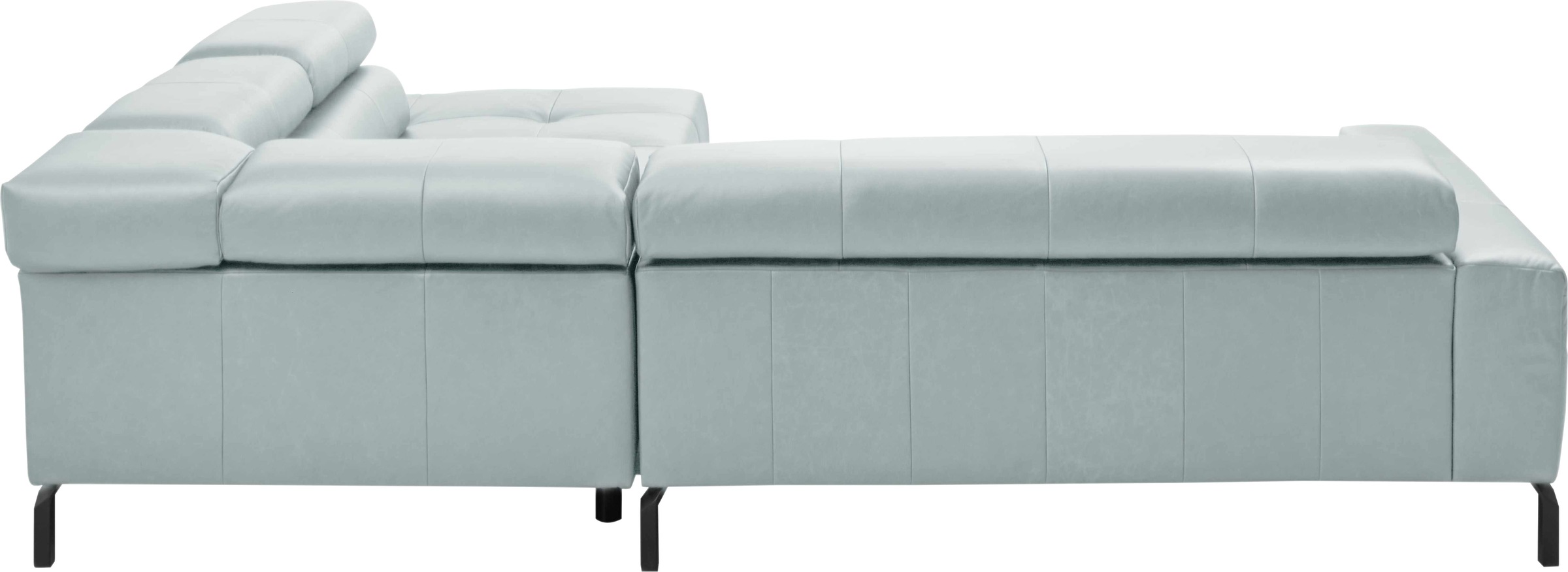 Places of Style Ecksofa »Cleveland, L-Form, incl. Kopfteilverstellung, Breite 276 cm«, wahlweise elektrischer Sitzvorzug