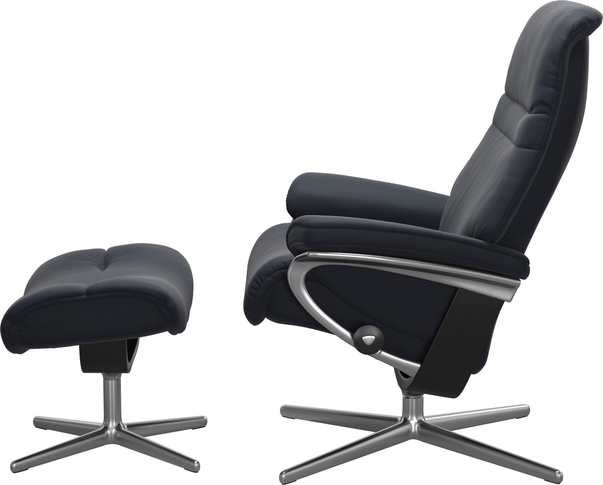 Stressless® Relaxsessel »Sunrise«, mit Cross Base, Größe S, M & L, Holzakzent Schwarz