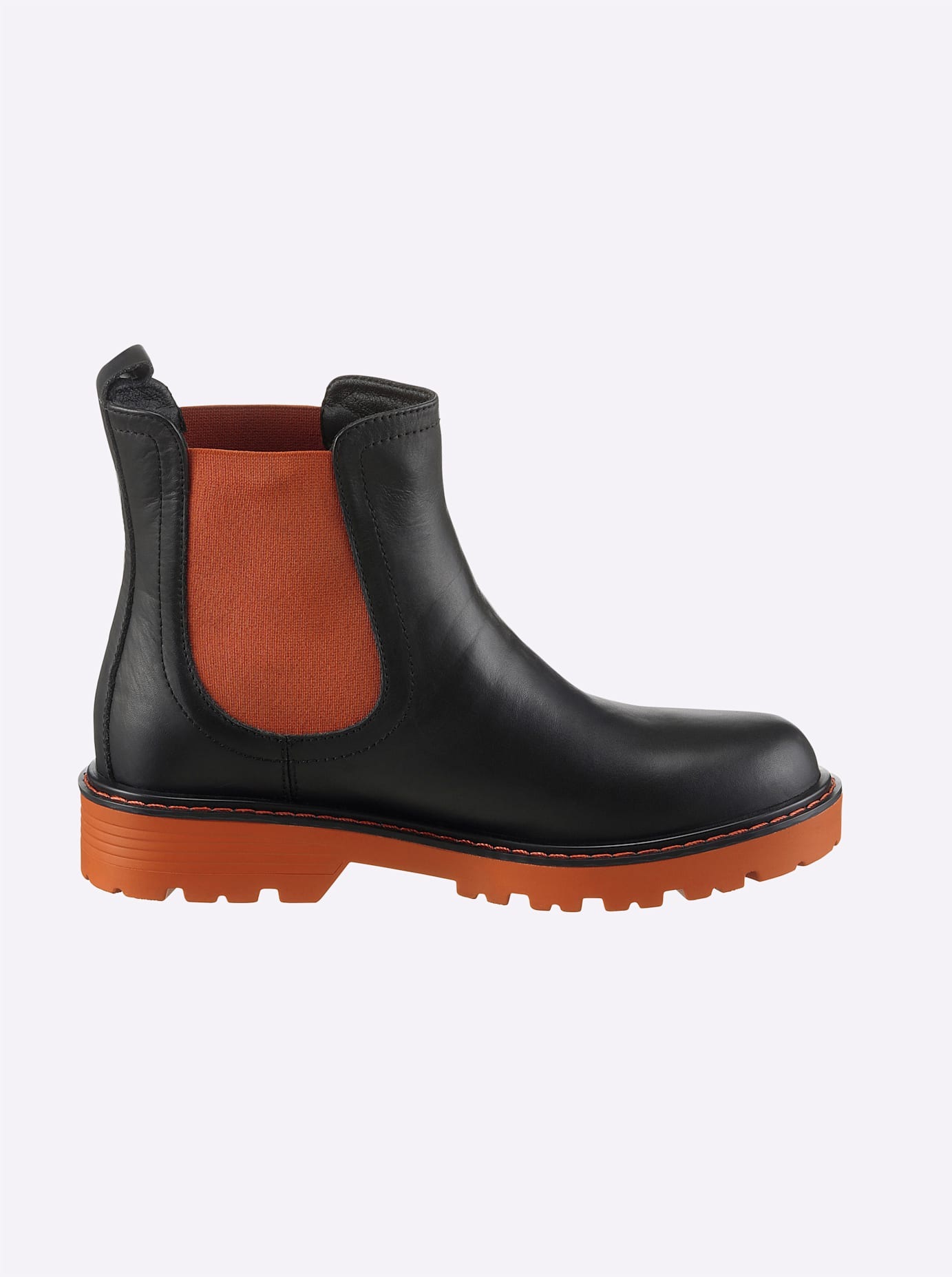 Heine Women's Ankle Boot Orange Size 41 2