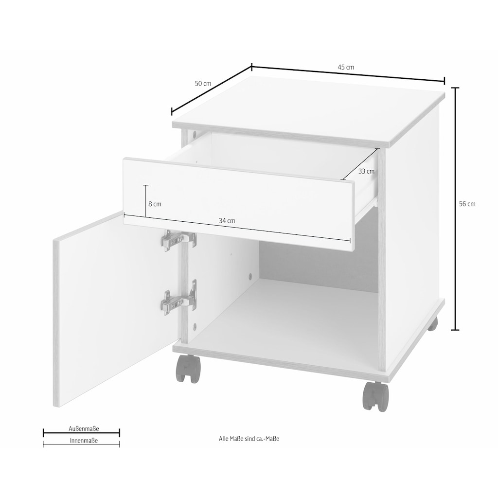 VOGL Möbelfabrik Rollcontainer »Trelle«