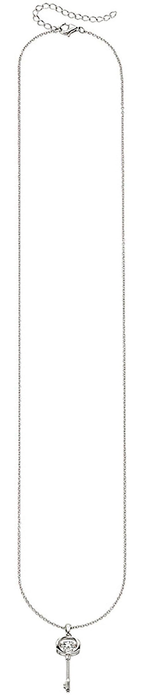 Aniston JEWELRY & WATCHES Kette mit Anhänger »Schmuck Geschenk Silber 925 Halskette mit Schlüsselanhänger«, mit Zirkonia (synth.)