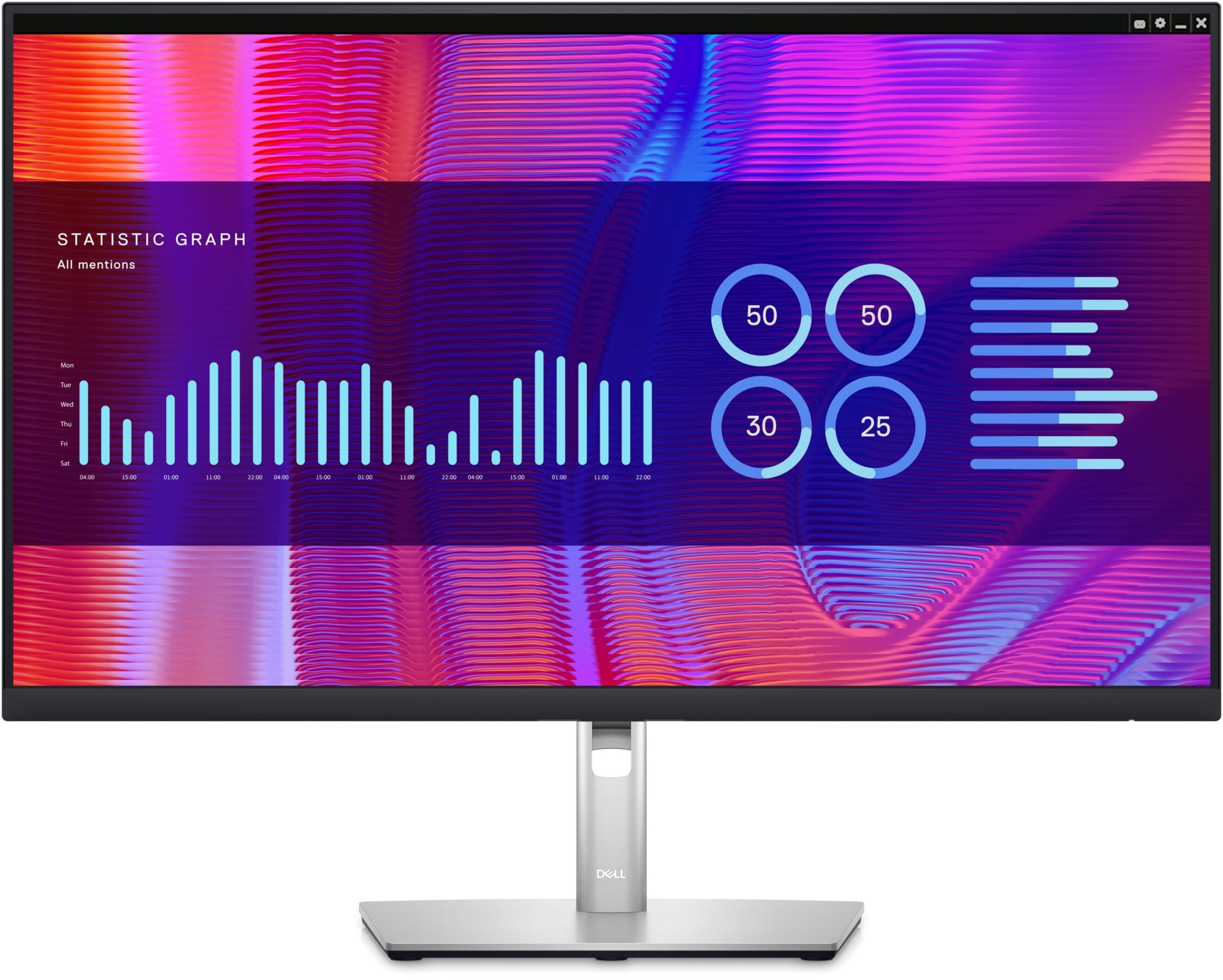 Dell LED-Monitor »P2723DE«, 69 cm/27 Zoll, 2560 x 1440 px, QHD, 5 ms Reaktionszeit, 60 Hz