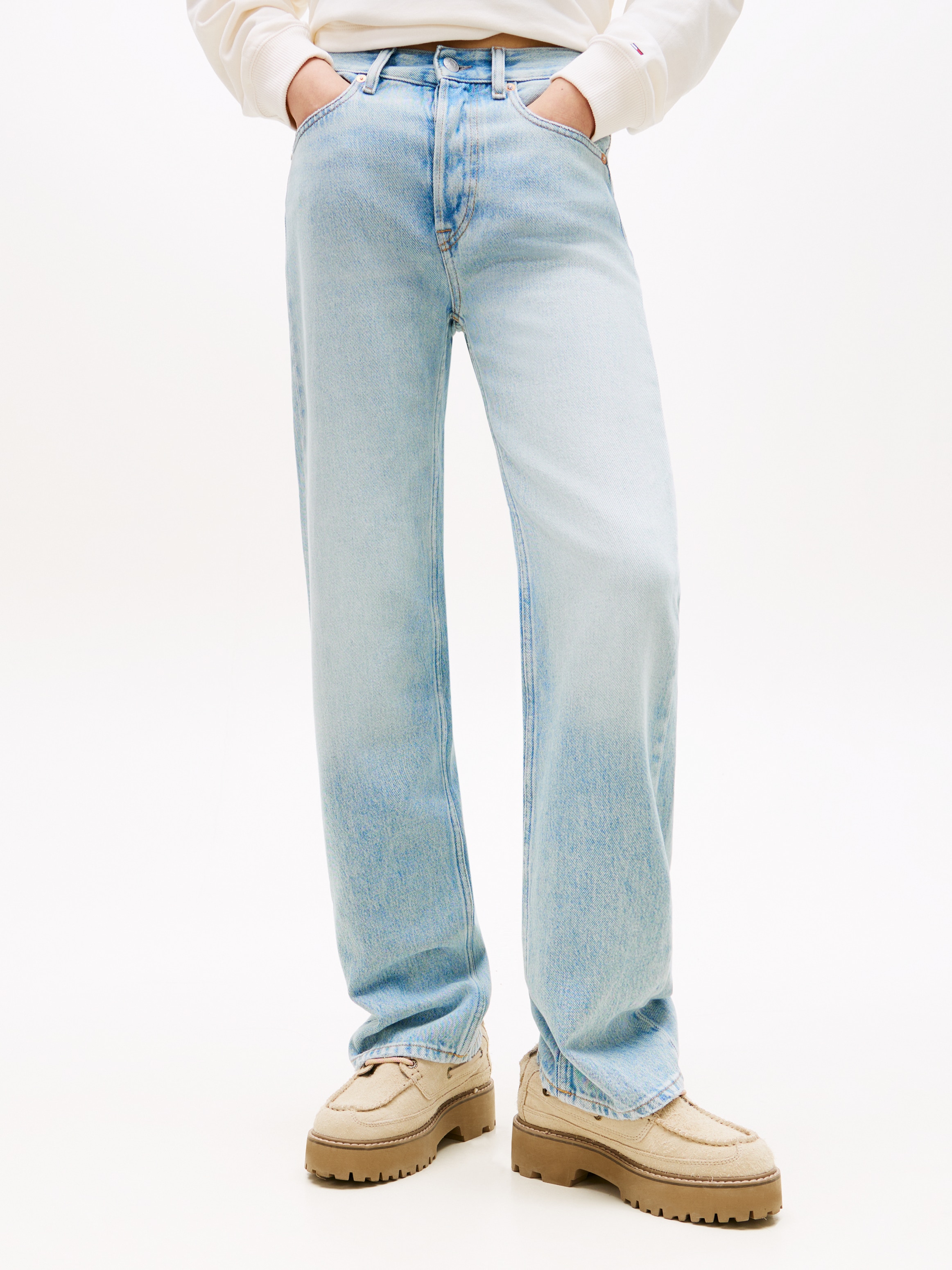Tommy Jeans Straight-Jeans "MID RISE STRAIGHT BJ2013" günstig online kaufen