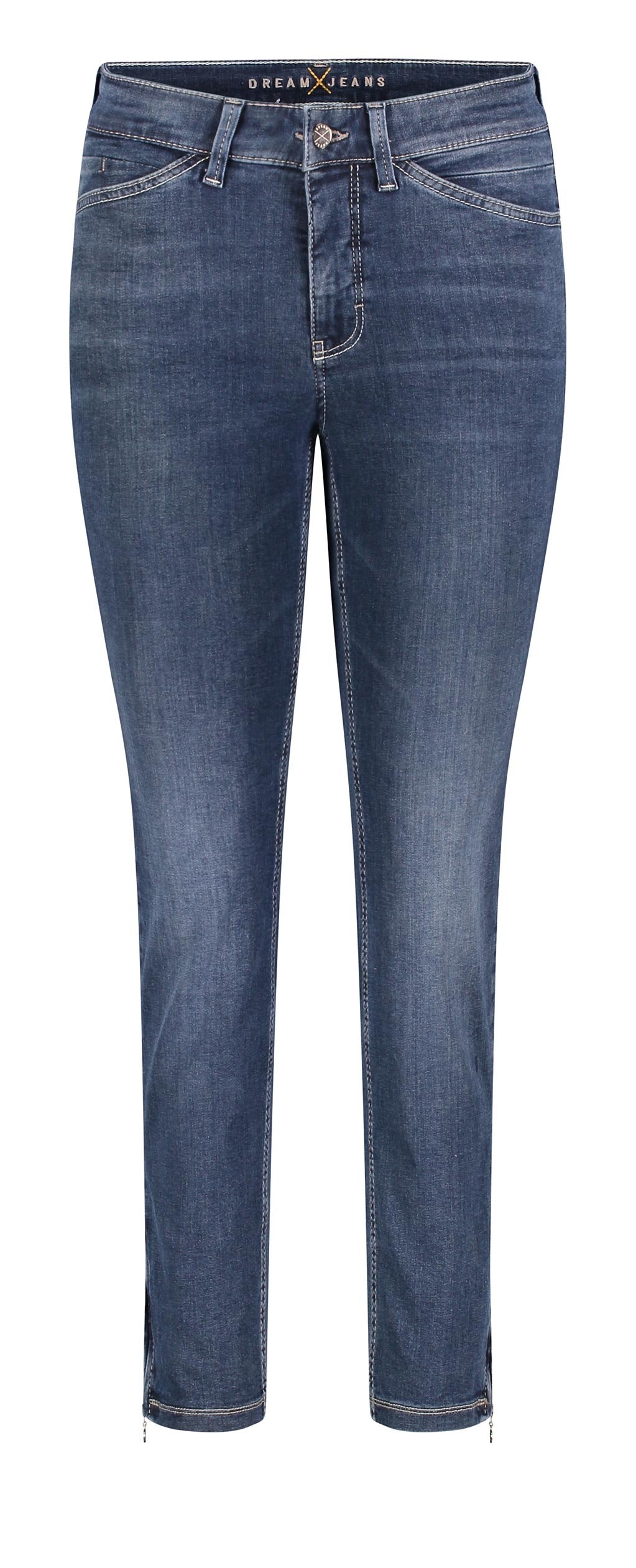 MAC 7/8-Jeans »Dream Chic«, verkürzte Form mit Reißverschluss