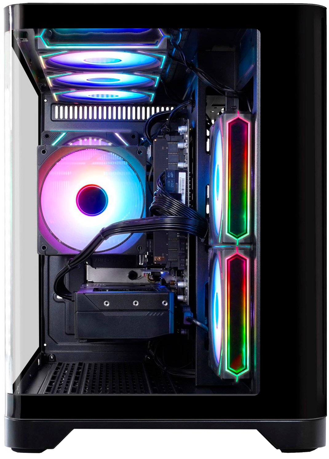 GAMEMAX Gaming-PC-Komplettsystem »MegaDeal HYPE-M BK 2859 AMD Ryzen 7 5700X 16GB 1TB SSD RTX 5060« 27 ″ AMD Ryzen 7 GeForce RTX 5060 16 GB RAM 1.000 GB SSD Windows 11 + MSI PRO MP272L LCD-Monitor, 68,6cm (27")