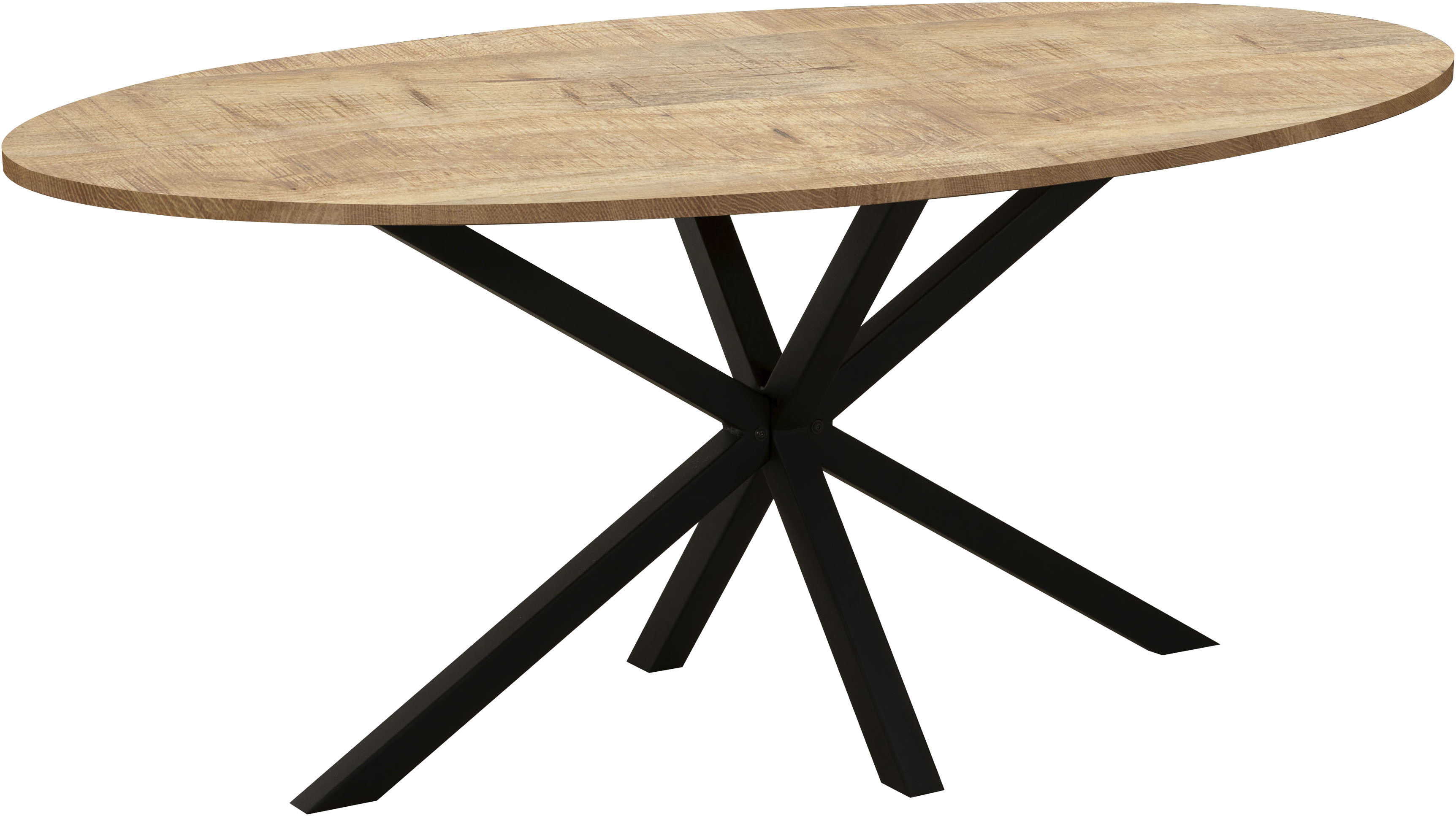 OMG Design "Kent" 1 Stk. tlg. Hochwertige Melamin-Tischplatte mit Metallgestell