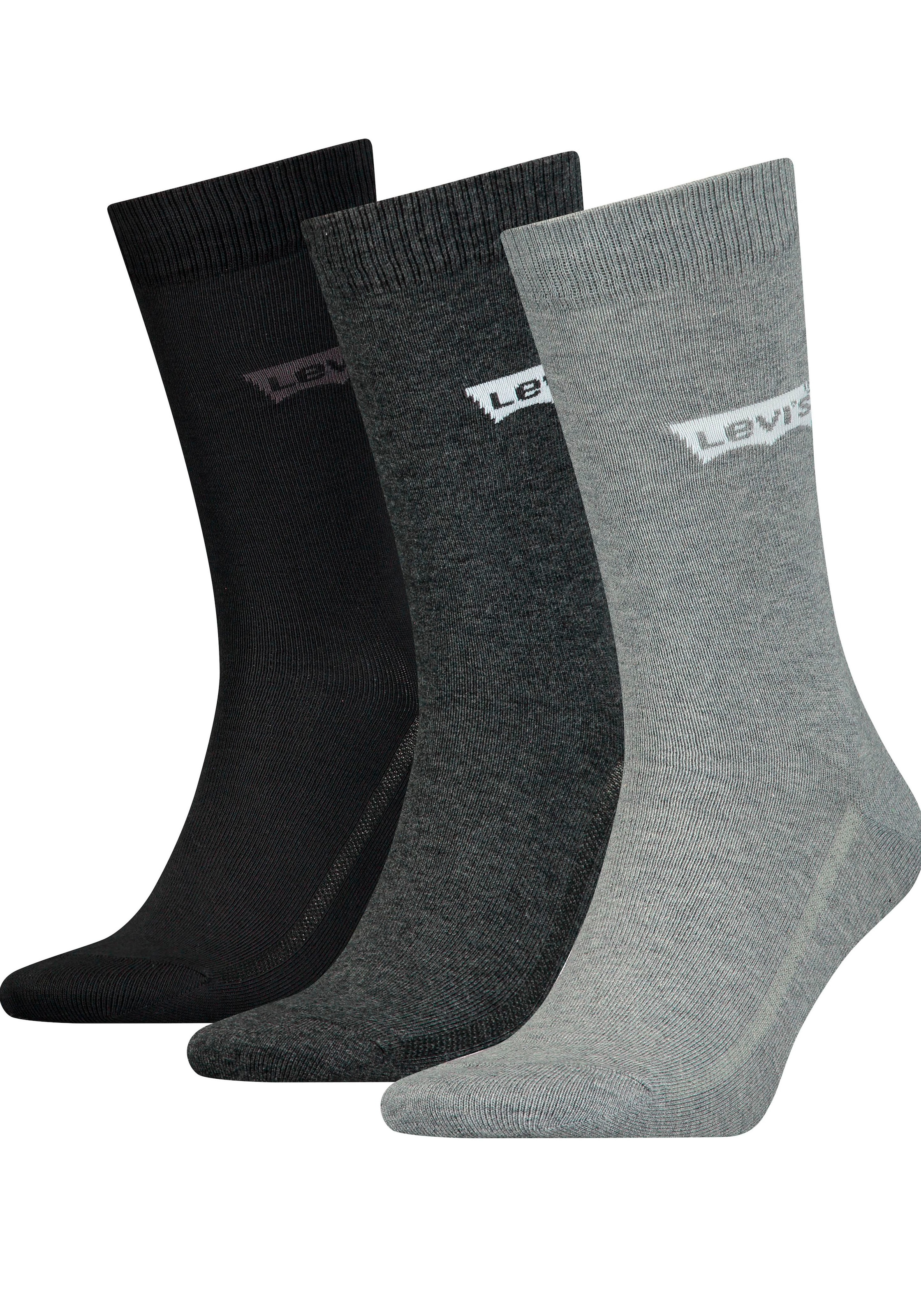 Levis Socken "LEVIS REGULAR CUT BW LOGO RECYCL CO 3P" Packung, 2er Pack, 3 günstig online kaufen