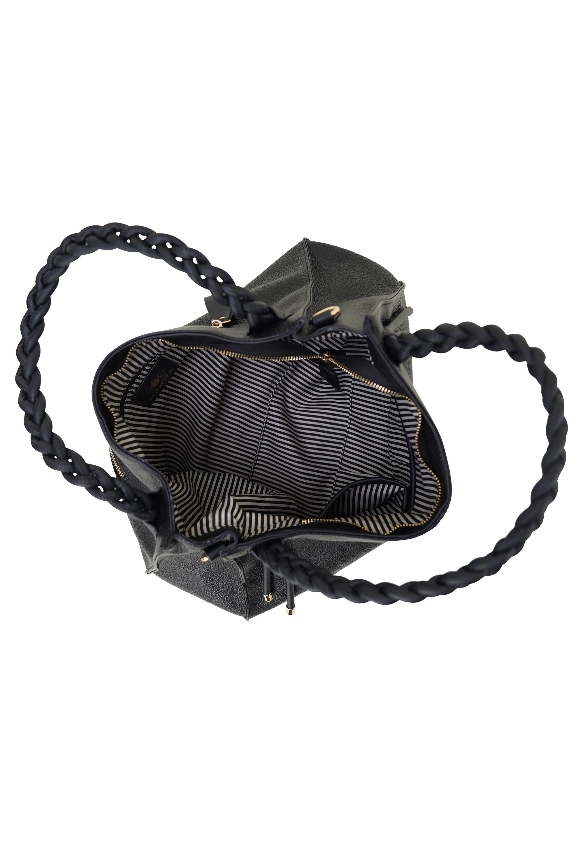 Harpa Schultertasche »MARQUIS« mit geflochtenen Doppelgriffen
