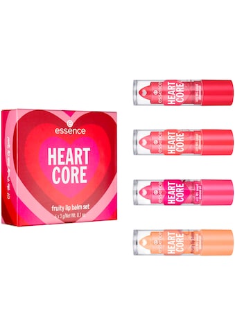 Essence Lippenpflege-Set »HEART CORE fruity« (...