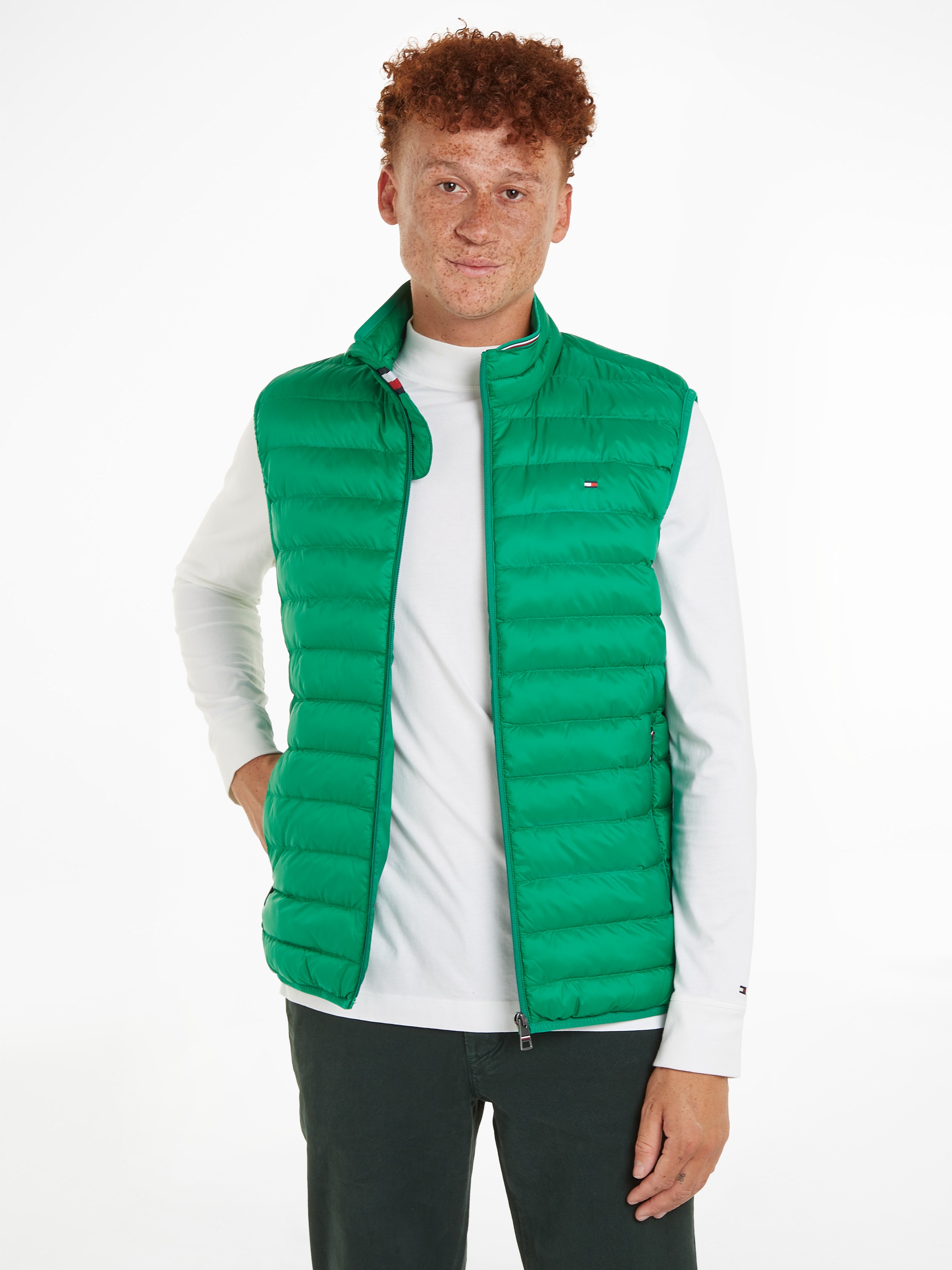 Tommy Hilfiger "PACKABLE RECYCLED VEST" mit Tommy Hilfiger Logostickerei günstig online kaufen