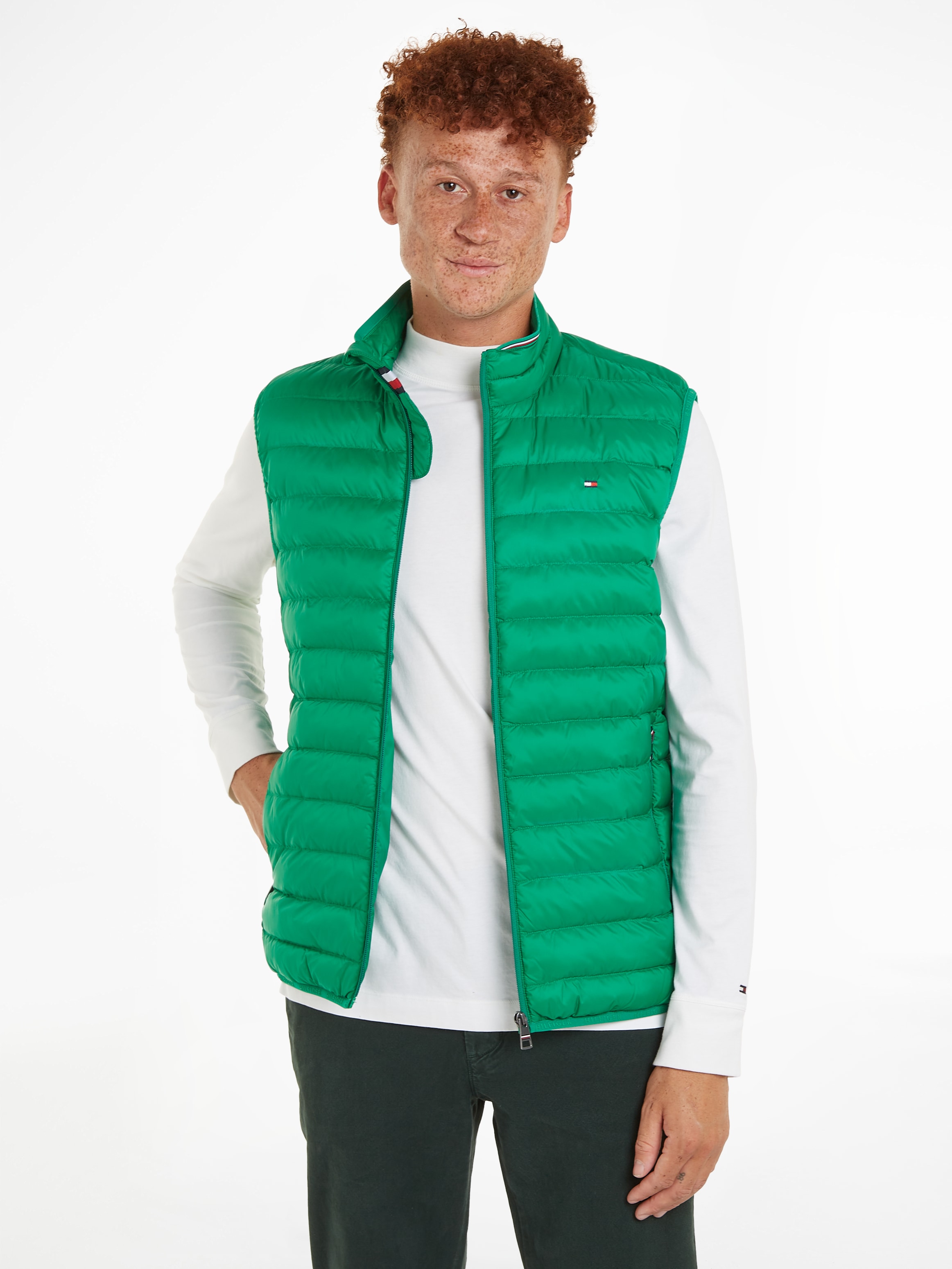 Tommy Hilfiger Steppweste "PACKABLE RECYCLED VEST", mit Tommy Hilfiger Logo günstig online kaufen