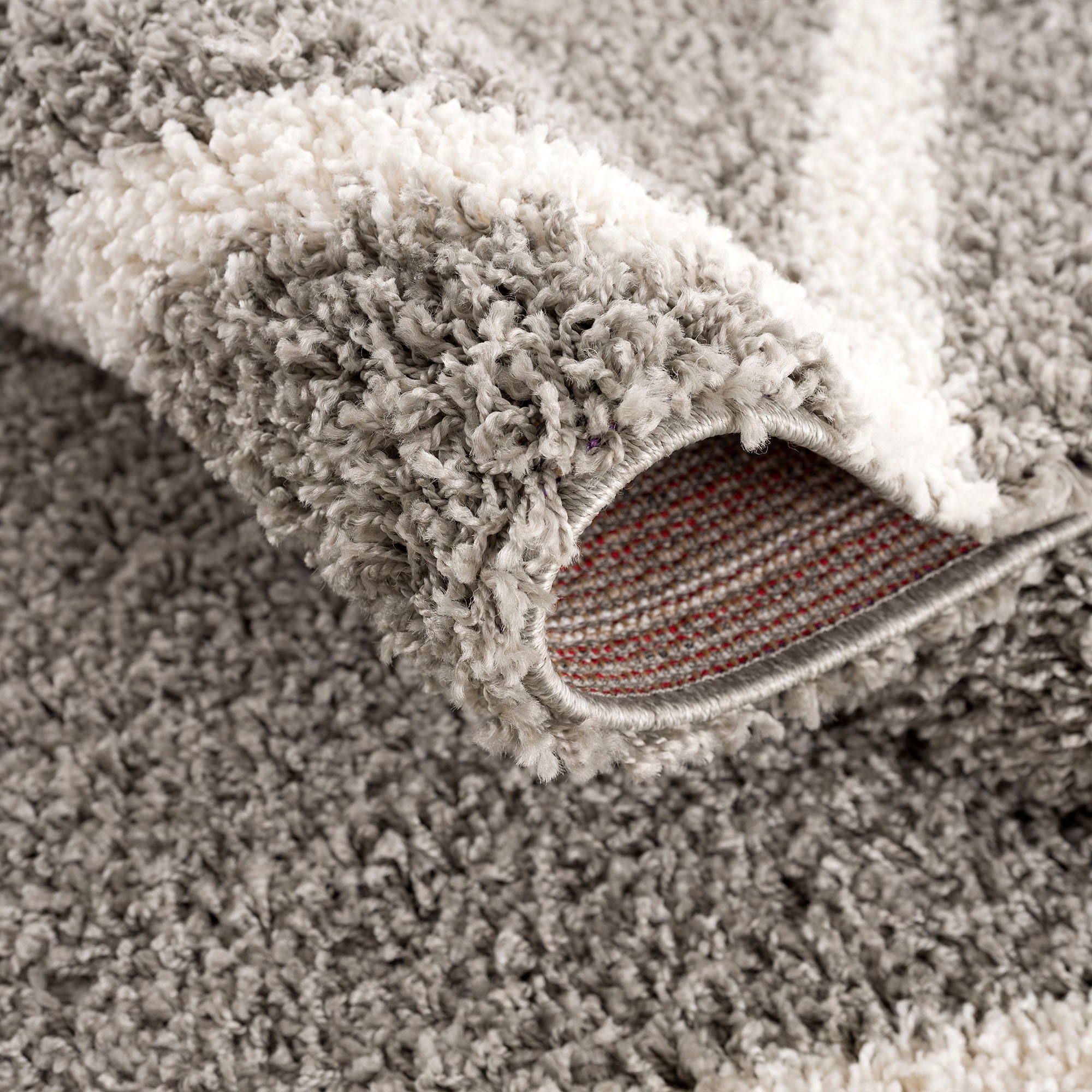 Sanat Hochflor-Teppich »Madrid«, rund, 30 mm Höhe, Wohnzimmer, Langflor, Shaggy Teppich