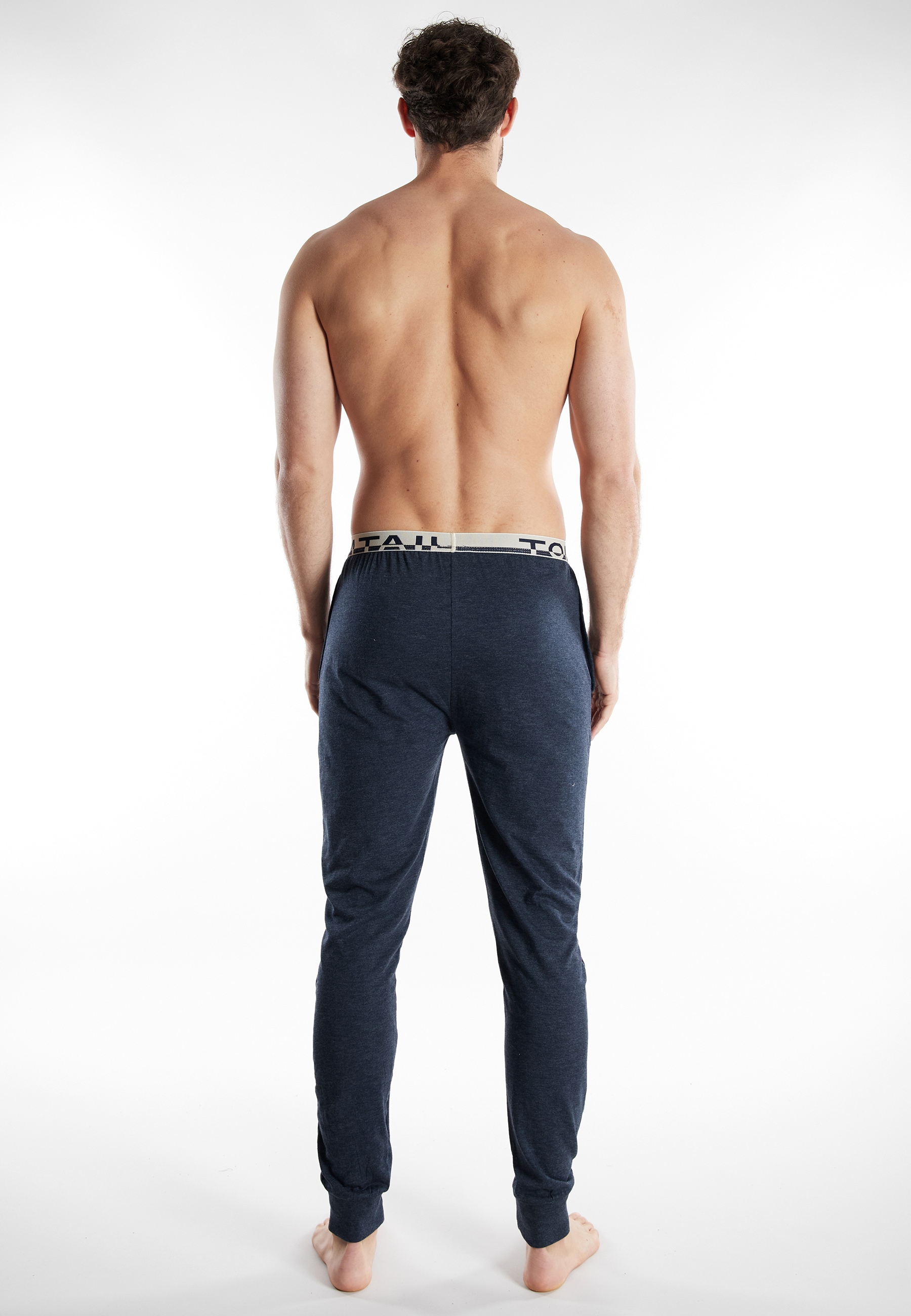 TOM TAILOR Pyjamahose »Brügge«  Logobund, schmaler Fit, Seitentaschen, atmungsaktiv, Baumwollmix