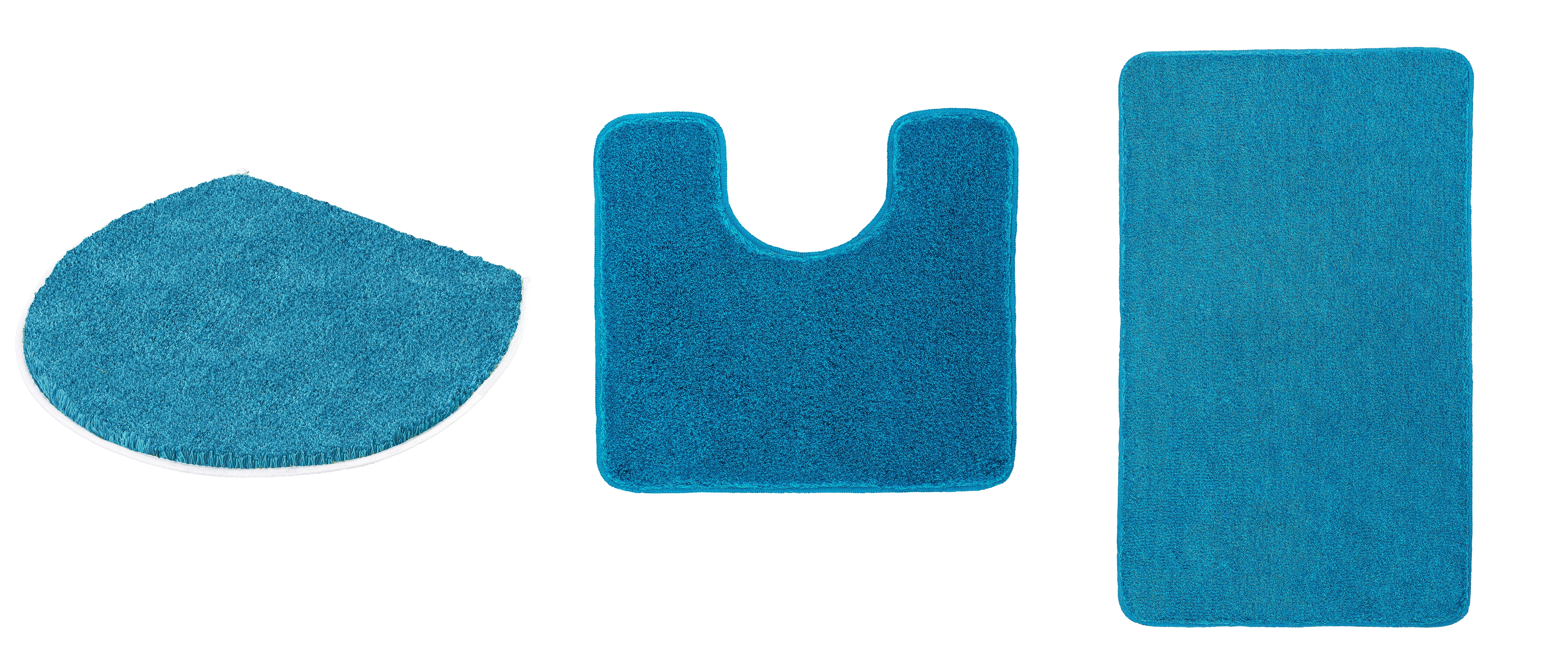 Kleine Wolke Badematte "RELAX, Badvorleger, Badezimmer Teppich" Höhe 30 mm rutschhemmend beschichtet fußbodenheizungsgeeignet Badteppich, meliert, rechteckig, rund & als Set erhältlich