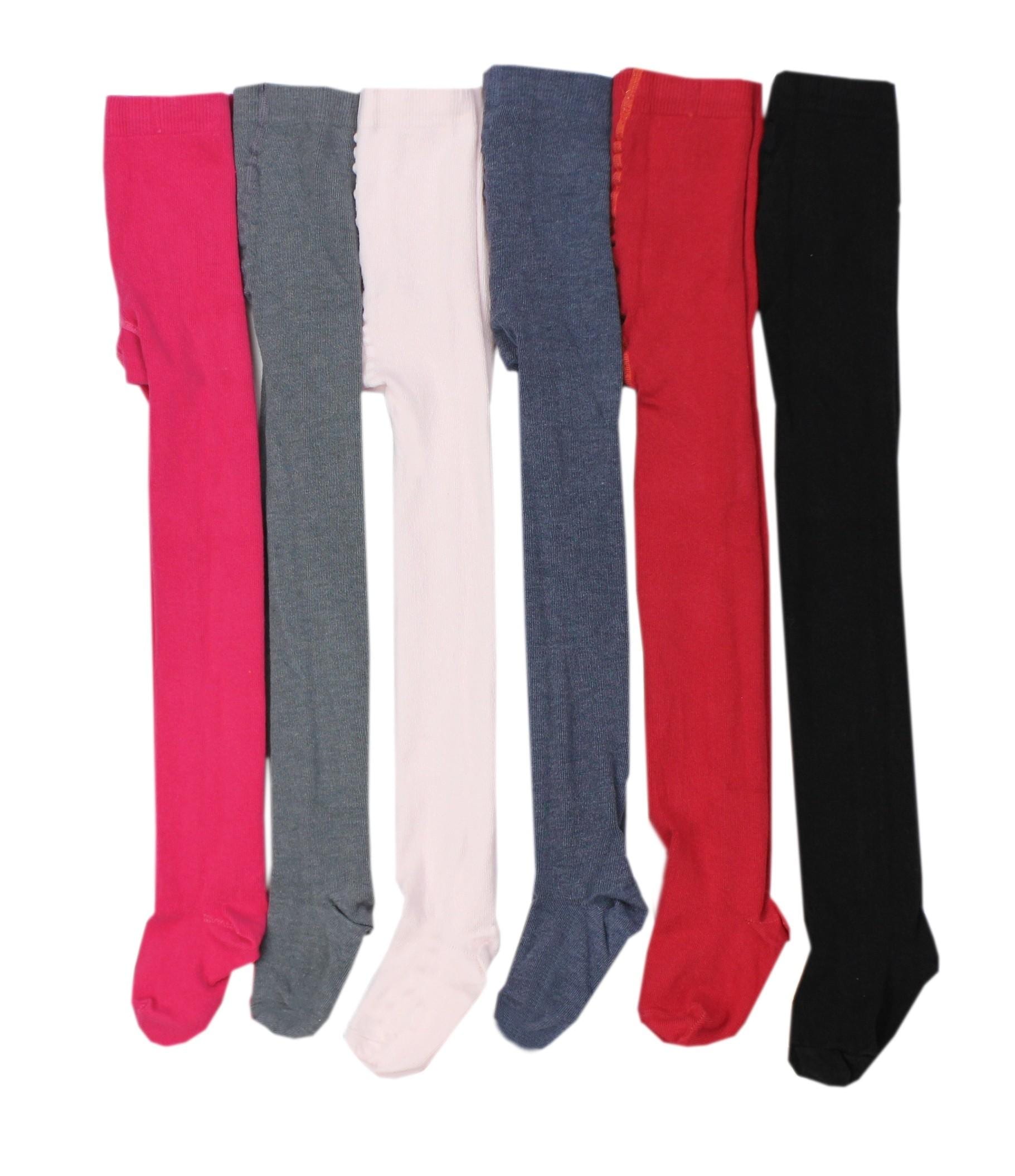 TupTam Strickstrumpfhose "Strumpfhose Mädchen Strickstrumpfhosen Bunt Gemustert 6er Pack"