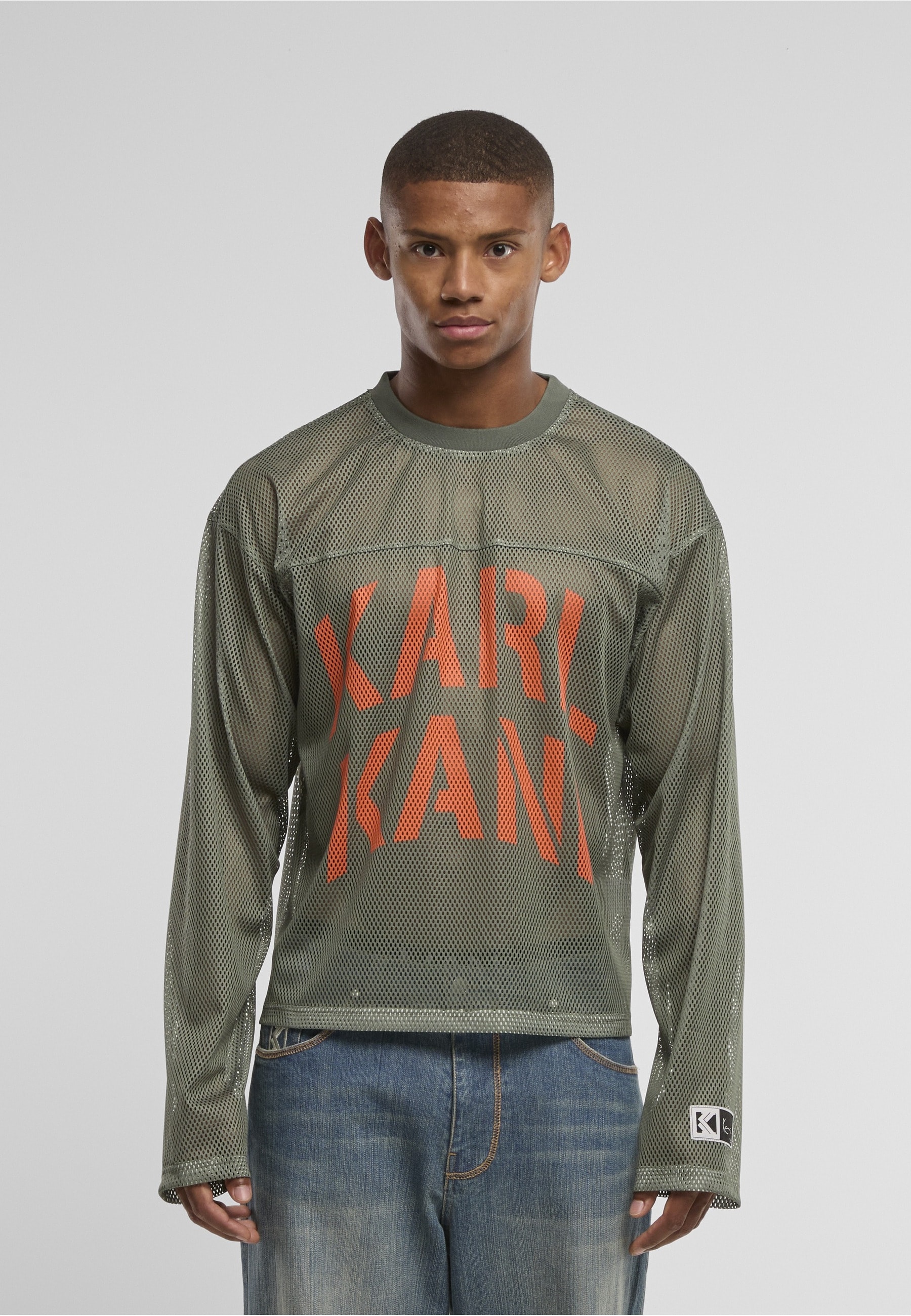Karl Kani Langarmshirt »Karl Kani Stencil Mesh Boxy Longsleeve« 1