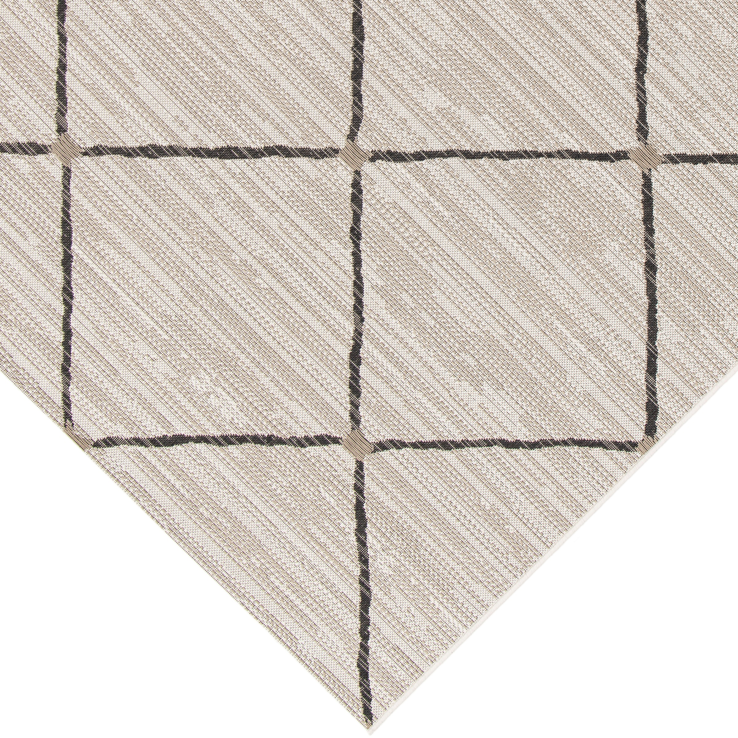 Primaflor-Ideen in Textil Teppich »Outdoorteppich PARADISE - Rhombus«, rechteckig, 4 mm Höhe, Flachgewebe, Rauten, Scandi, In- und Outdoor geeignet, wasserfest