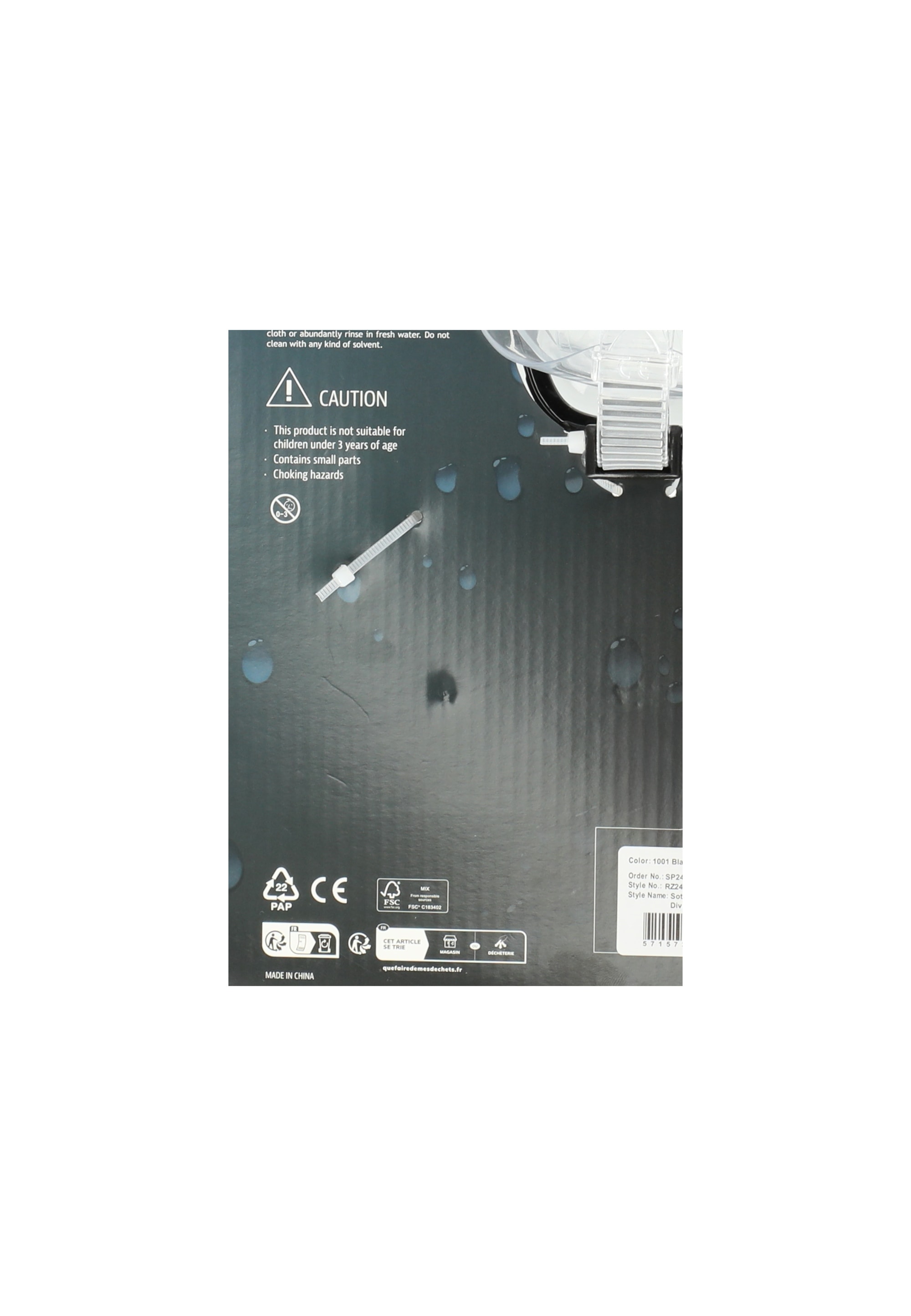 Rezo Taucherbrille »Sotavento« mit cleverem Wasserstopp