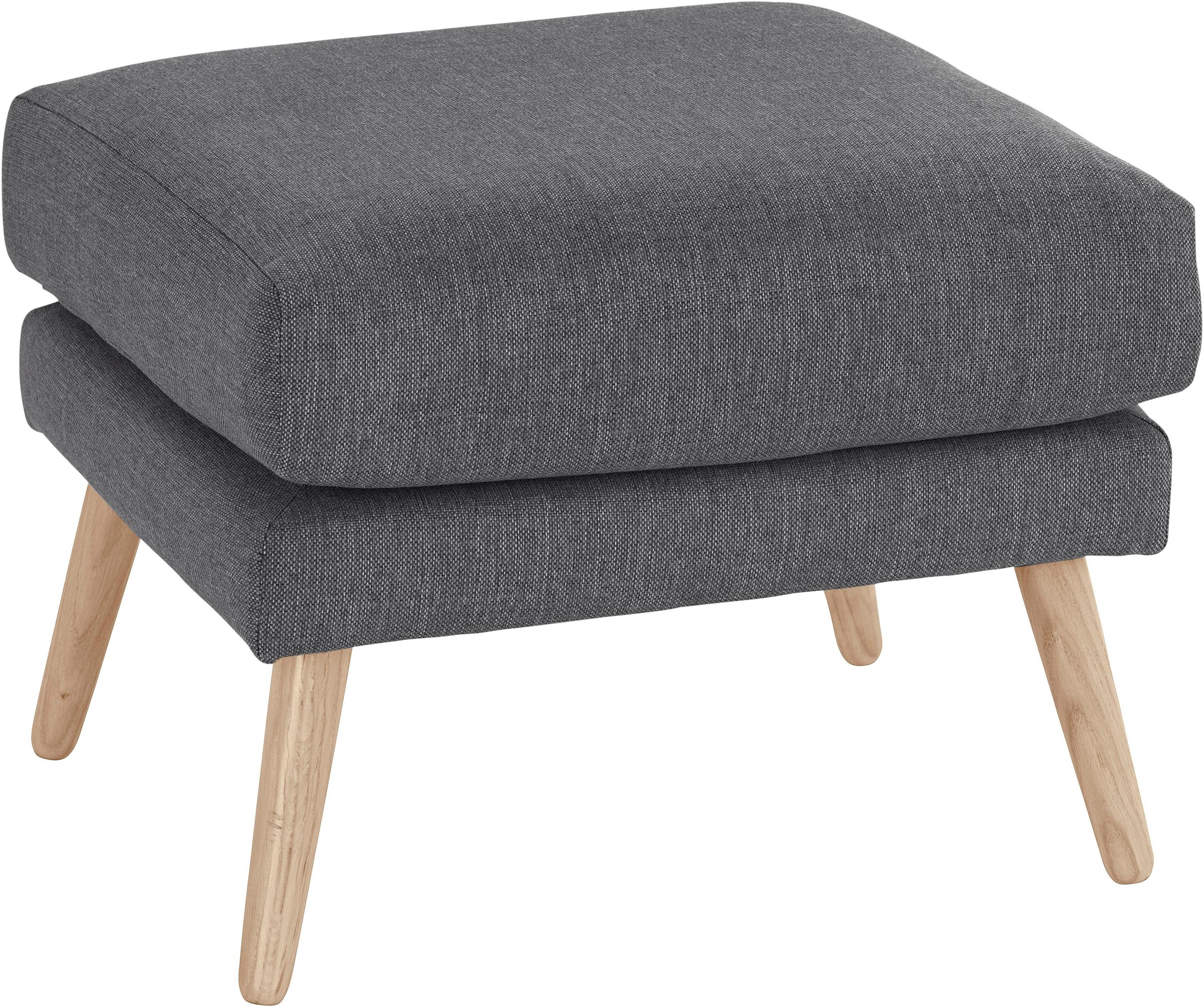 Hocker »Bille«, mit Eiche-Beinen, Design by Morten Georgsen