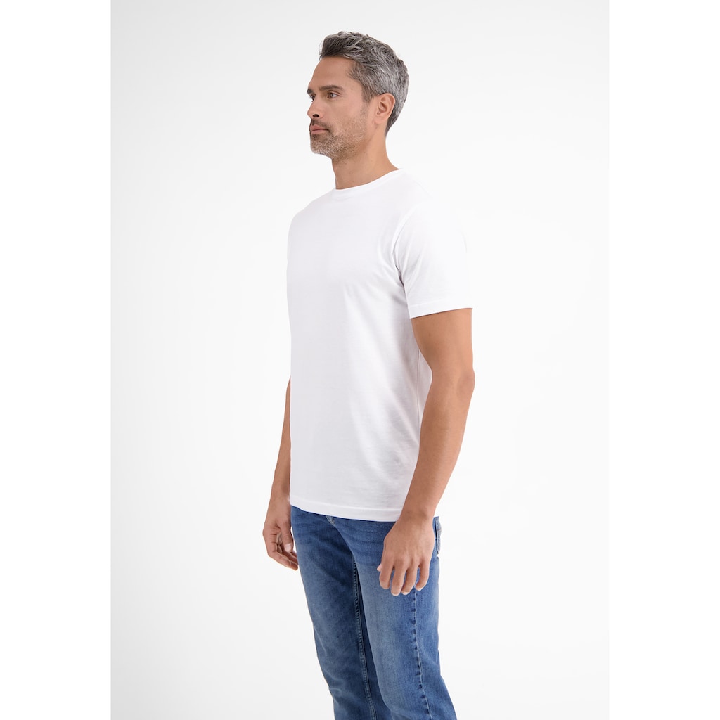 LERROS T-Shirt »LERROS Doppelpack T-Shirt Rundhals in Premium Baumwollqualität«