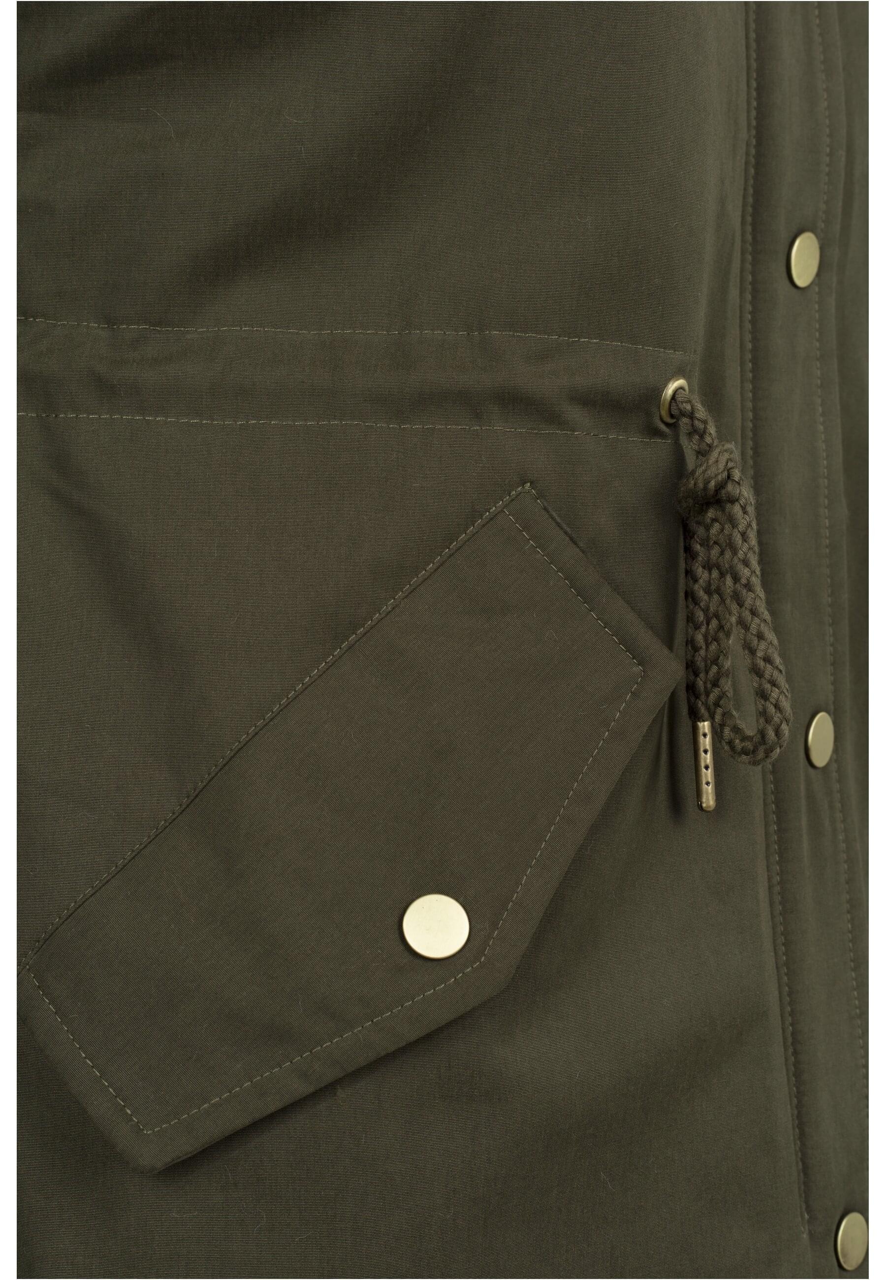 URBAN CLASSICS Parka »Urban Classics Damen Ladies Peached Teddy Lined Parka«, (1 St.), mit Kapuze