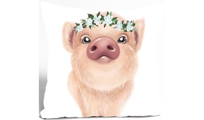 queence Dekokissen »Bango«, (1 St.), süßes Schweinchen kaufen