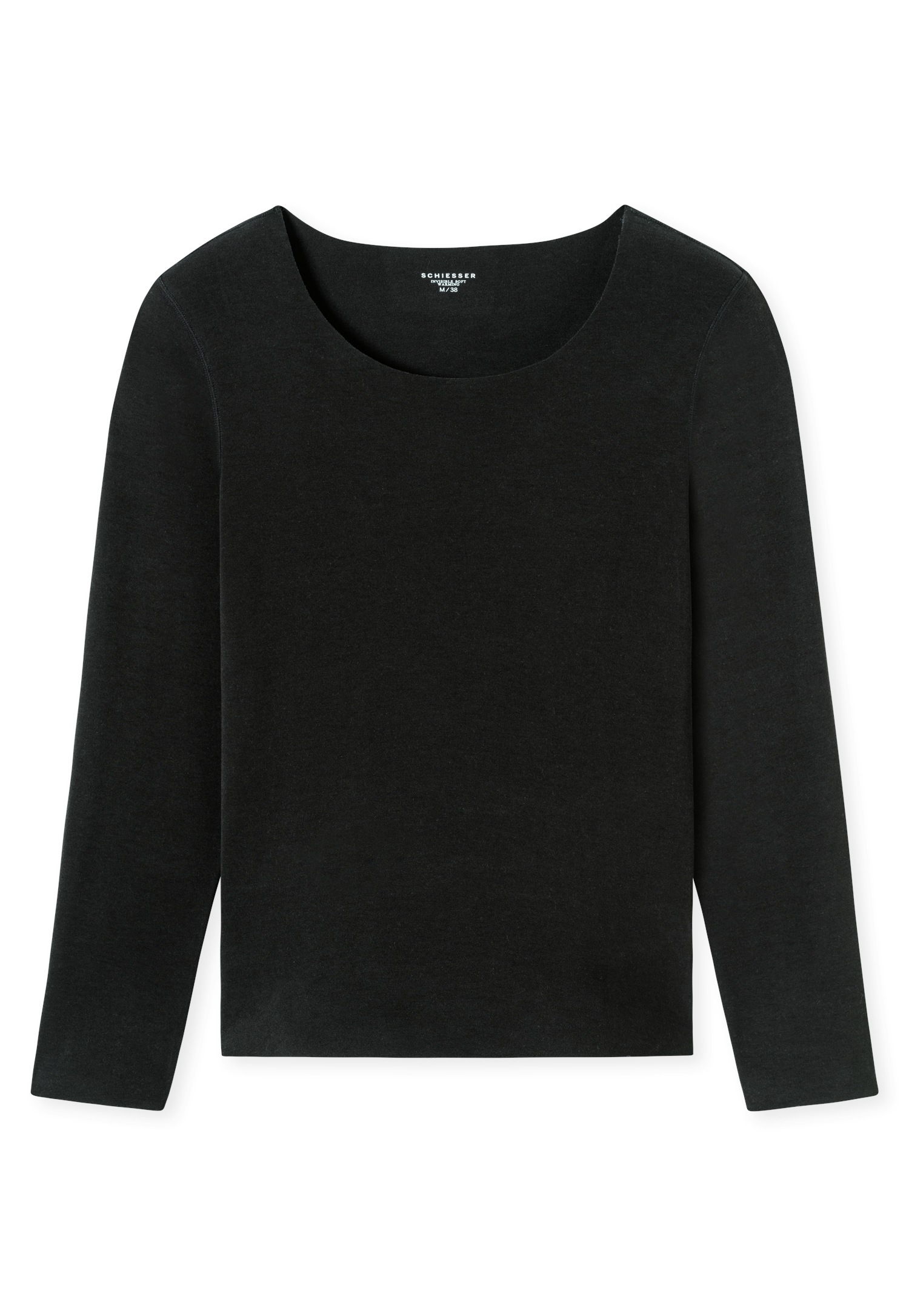 Schiesser Langarmshirt »"Invisible Soft Warming"«, mit offen geschnittenen Kanten und flachen Nähte