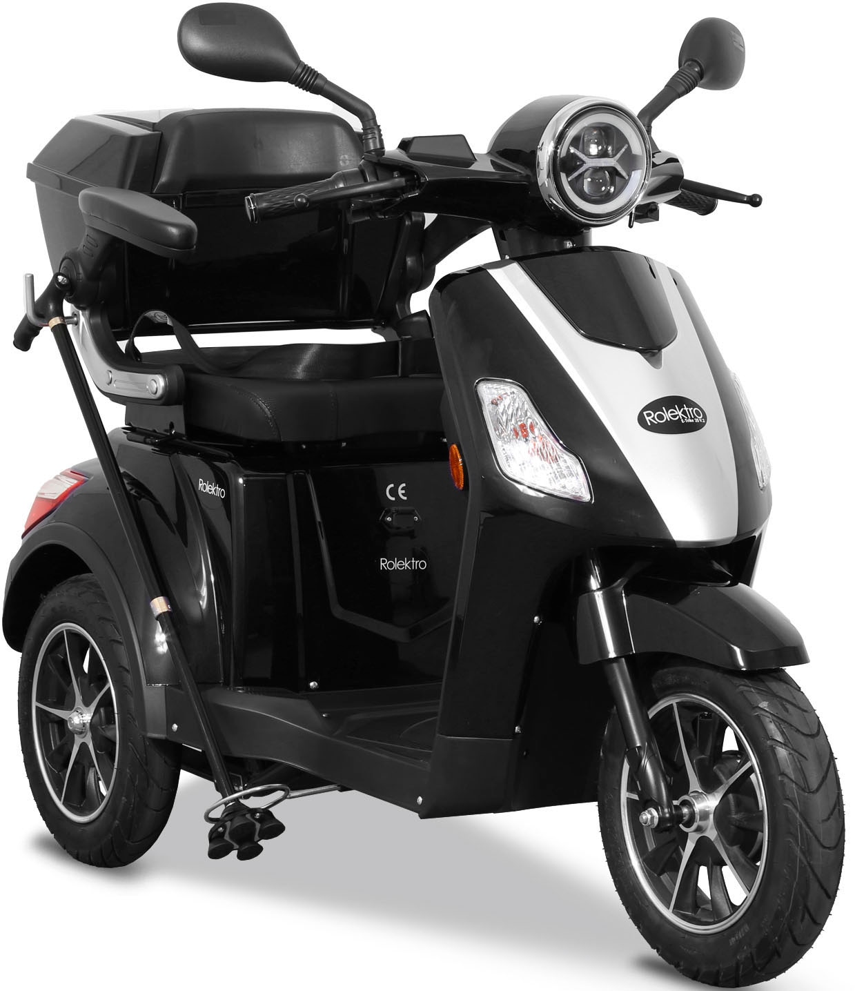 Rolektro Elektromobil »E-Trike 25 V.2, Blei-Gel-Akku«, 1000 W, 25 km/h, (mit  Topcase) per Raten | BAUR