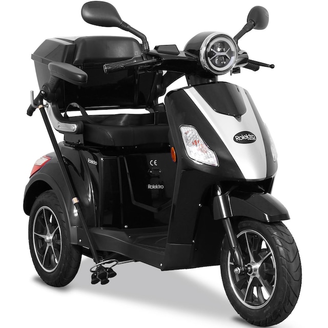 Rolektro Elektromobil »E-Trike 25 V.2, Blei-Gel-Akku«, 1000 W, 25 km/h, (mit  Topcase) per Raten | BAUR