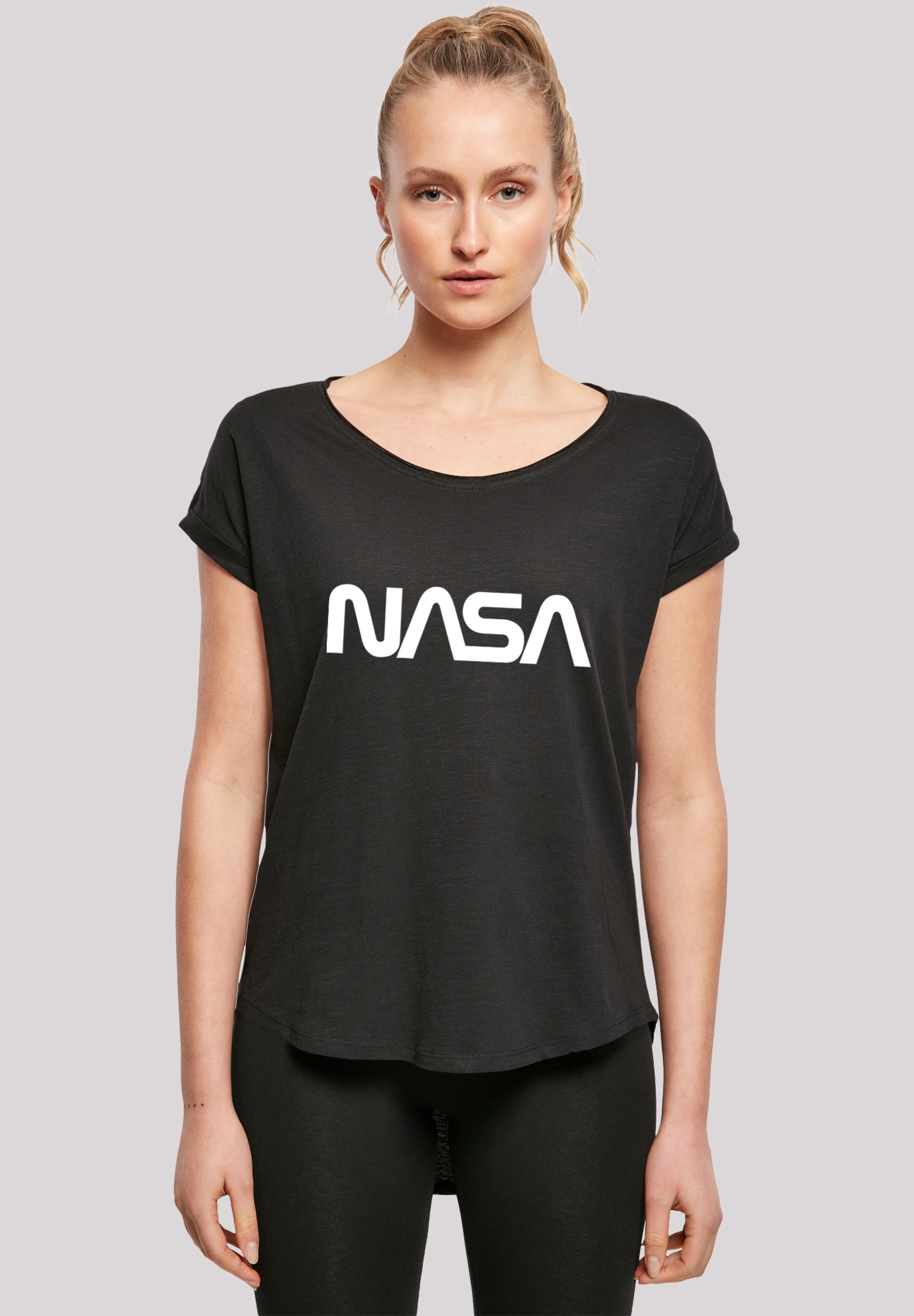 T-Shirt »NASA Modern Logo Black«, Print