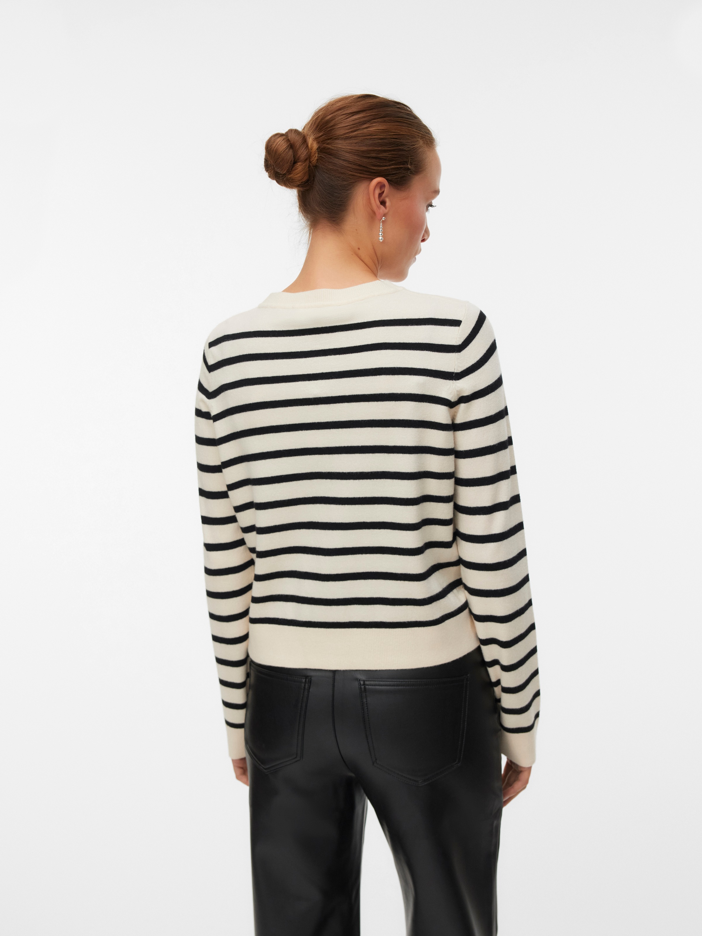 Thumbnail - Vero Moda Strickjacke "VMSABA PLAIN LS O-NECK CARDIGAN NOOS"
